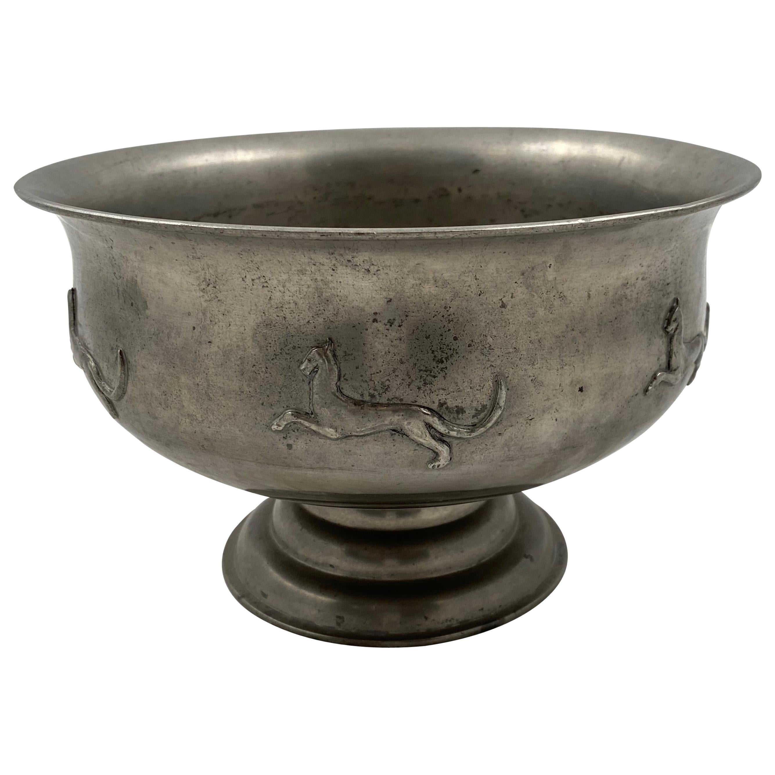 Pewter Bowl Made 1928, Svenskt Tenn, Swedish Grace