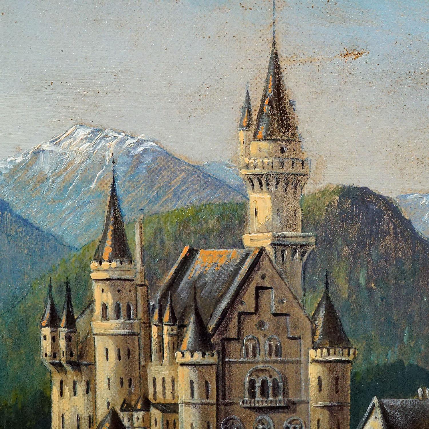 Black Forest A. Pfisterer, the Fairytale Castle Neuschwanstein, 1896