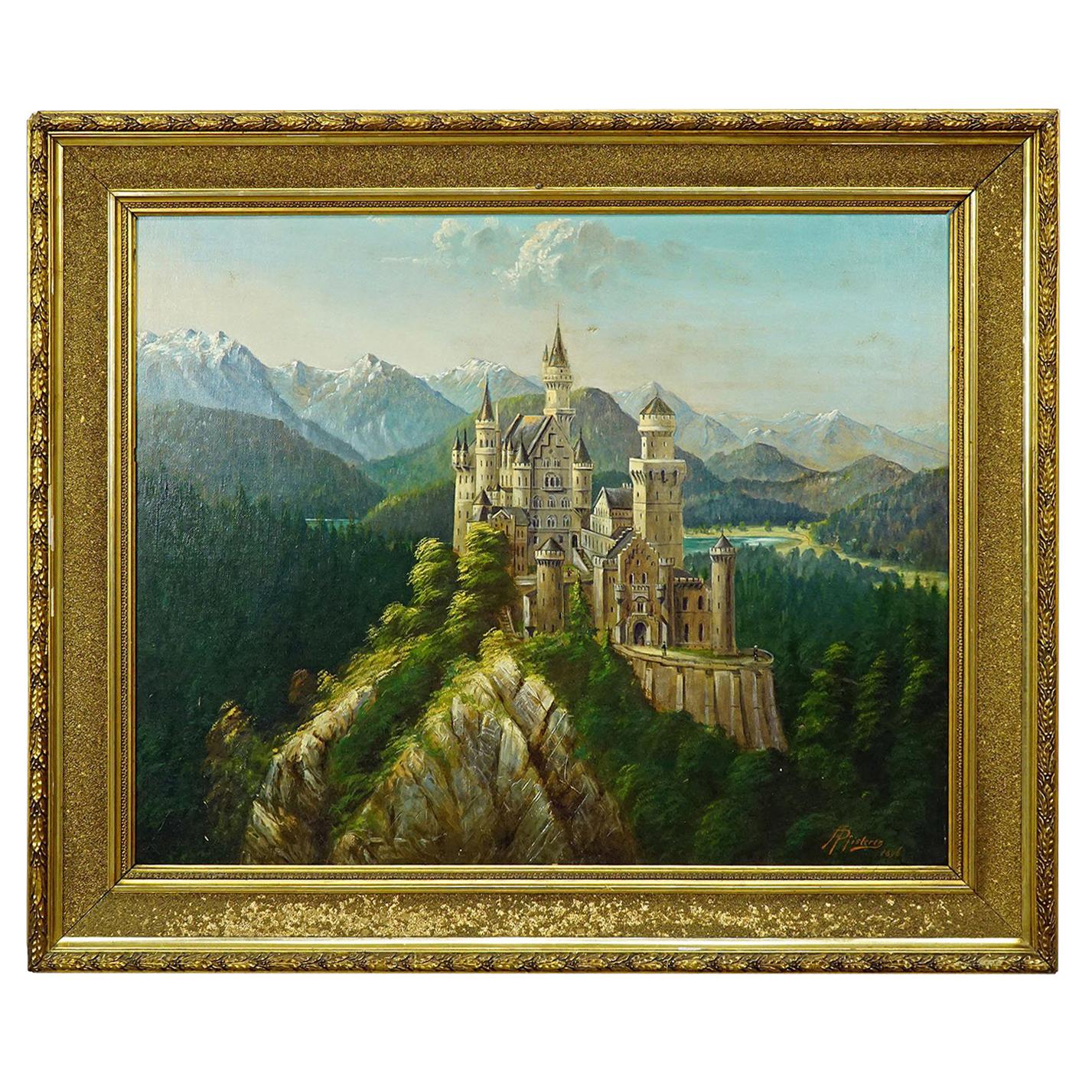 A. Pfisterer, the Fairytale Castle Neuschwanstein, 1896