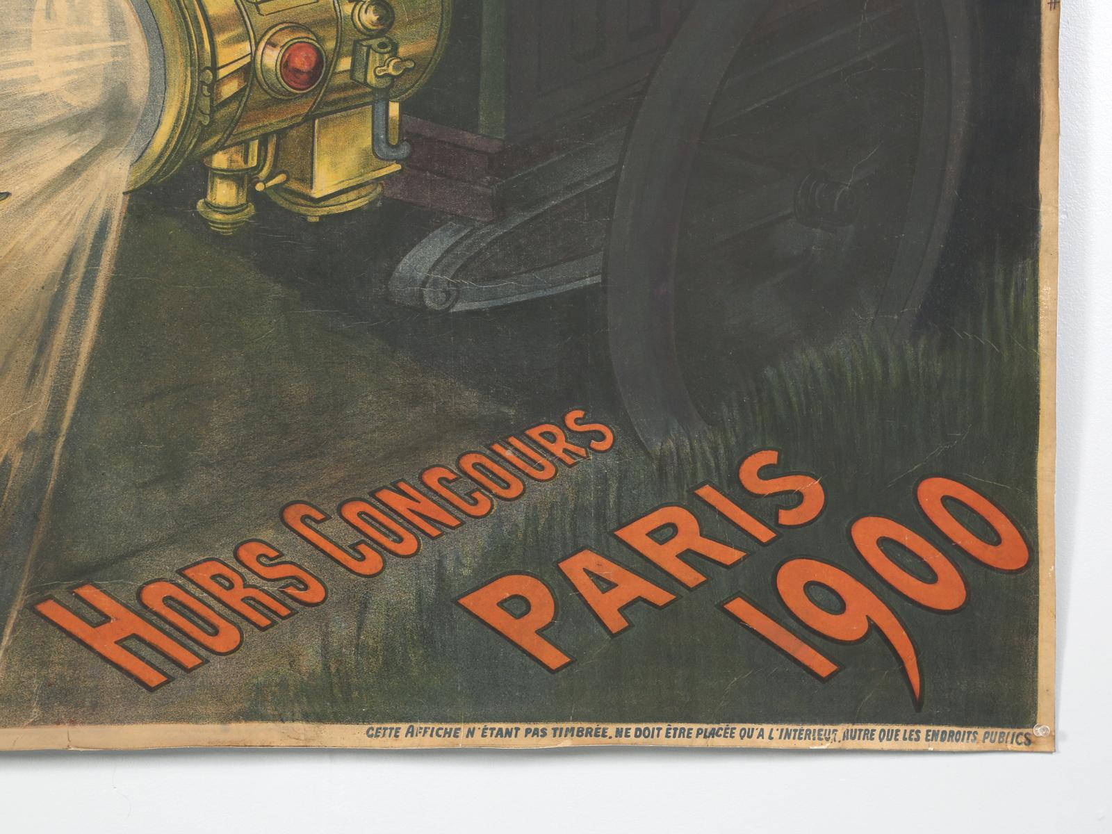 Phares Ducellier Large Original Poster by P. Chappelier, Paris France, 1900 For Sale 8