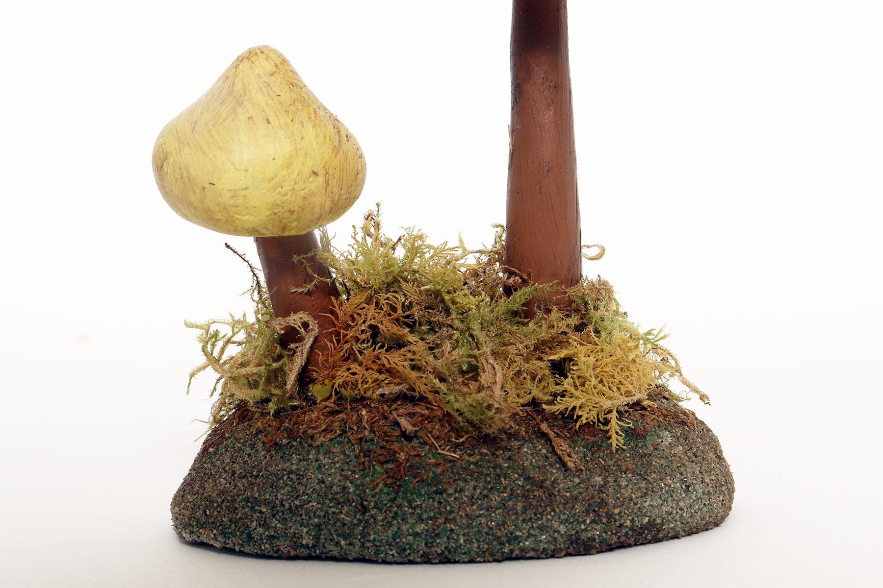 A pharmacy mushroom model: Tricholoma Sulphureum, Italy 1950. For Sale 2