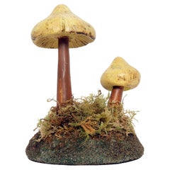 A pharmacy mushroom model: Tricholoma Sulphureum, Italy 1950.