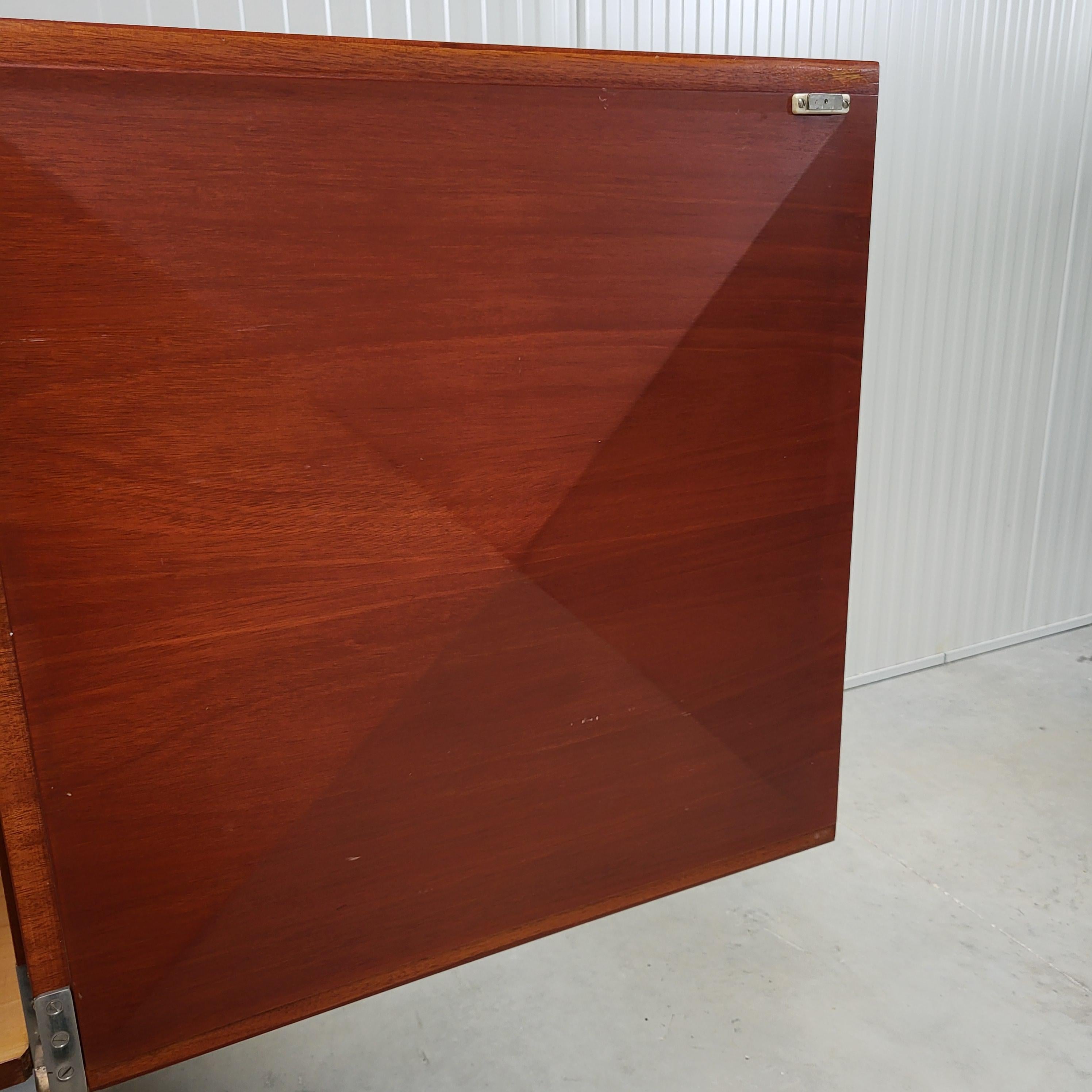 A. Philippon & J. Lecoq Pointe de Diamant Sideboard Credenza by Behr 1962 For Sale 3