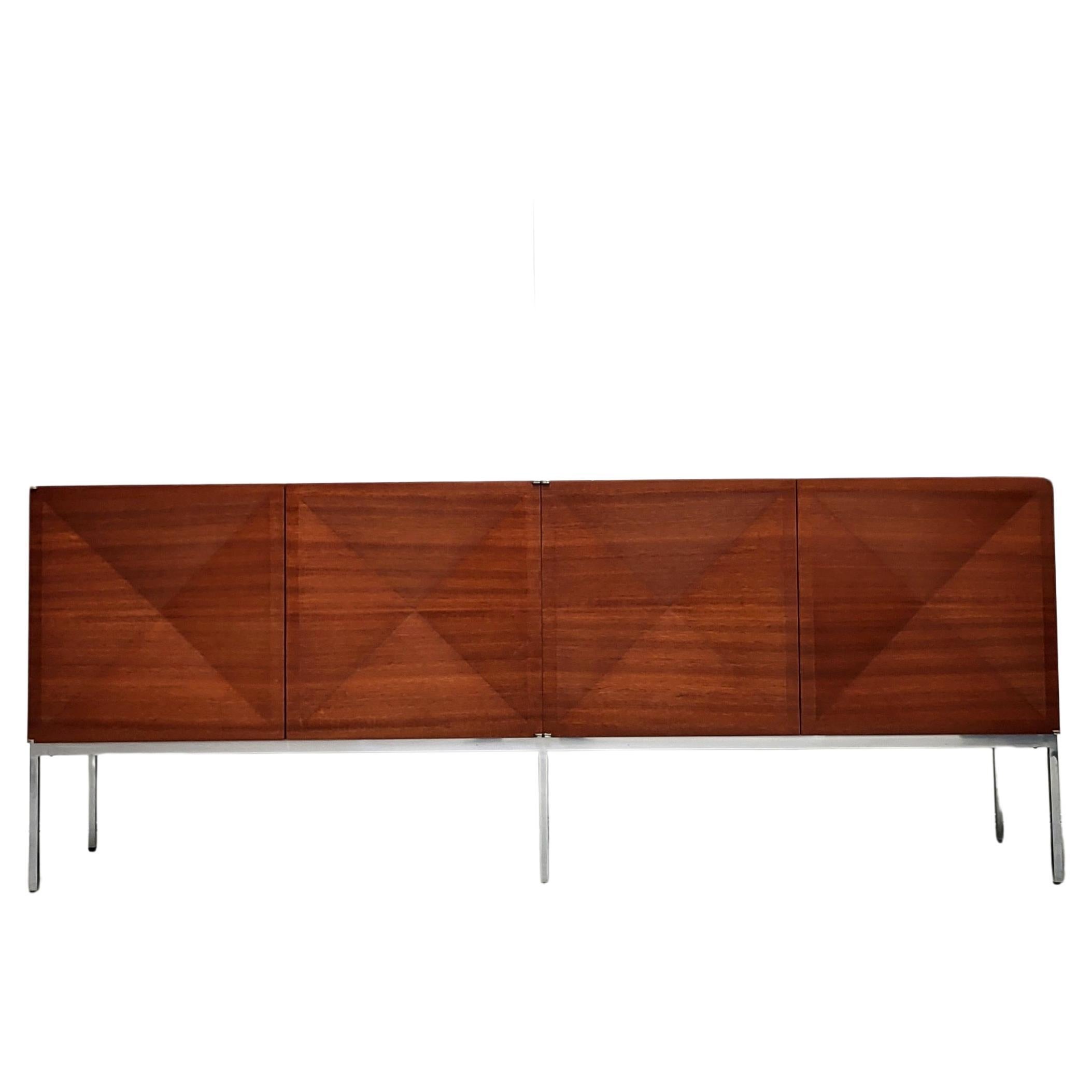 A. Philippon & J. Lecoq Pointe de Diamant Sideboard Credenza by Behr 1962 For Sale
