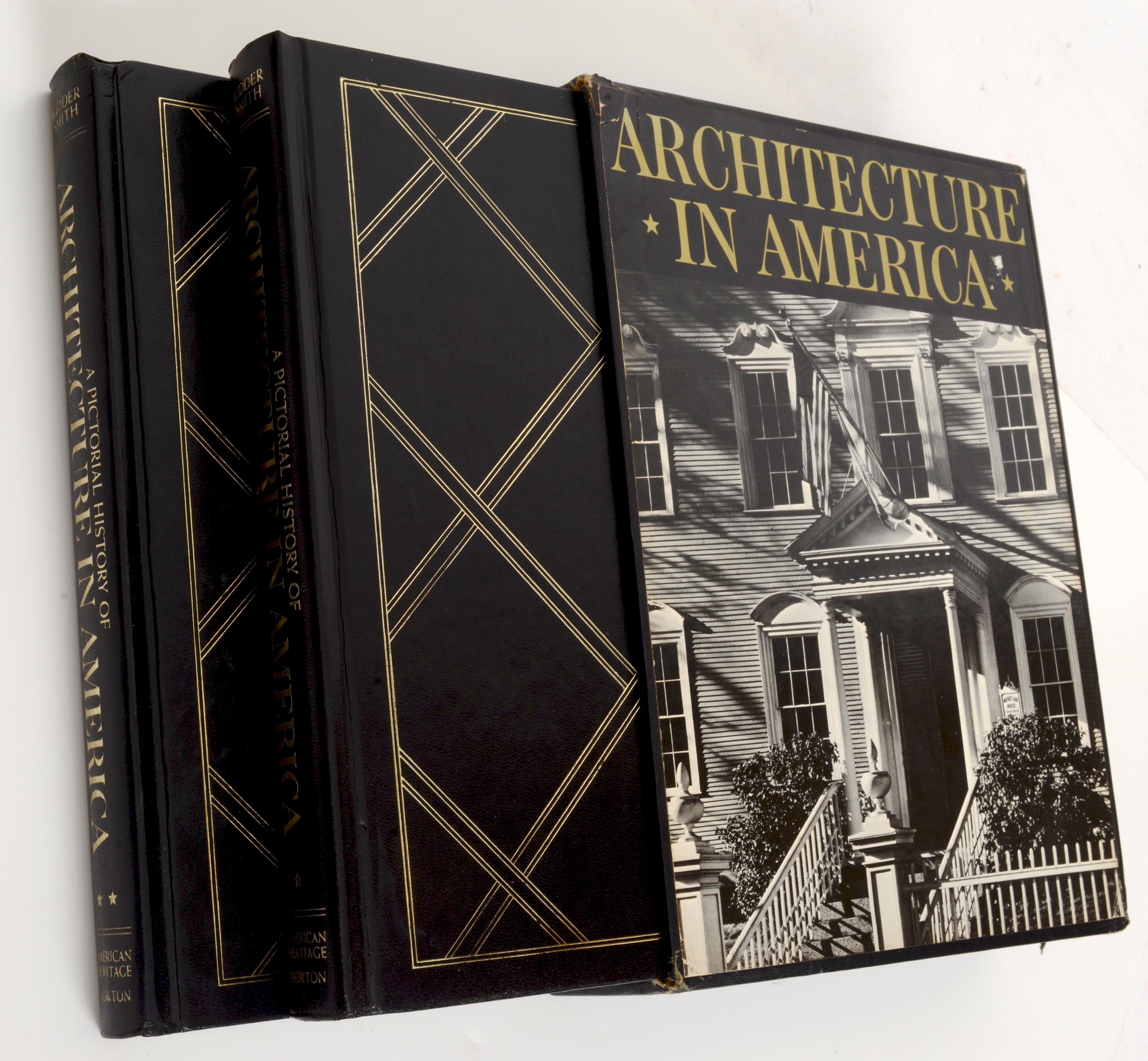 A Pictorial History Of Architecture In America by G. E. Kidder Smith. Published by W. W. Norton & Company, Incorporated, 1976, 1976Published by American Academy of Arts and American Heritage Publishing Co. Inc., NY, 1976. Two volume set, 1st Ed
