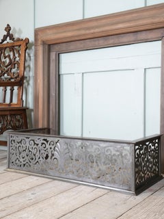 Pierced Steel Fireplace Fender