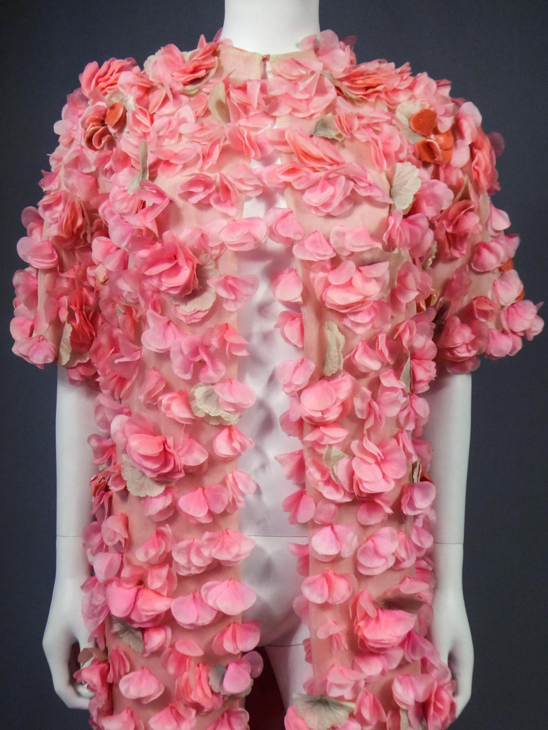 Pink A Pierre Balmain Haute Couture Evening Jacket Numbered 122088 Collection 1963