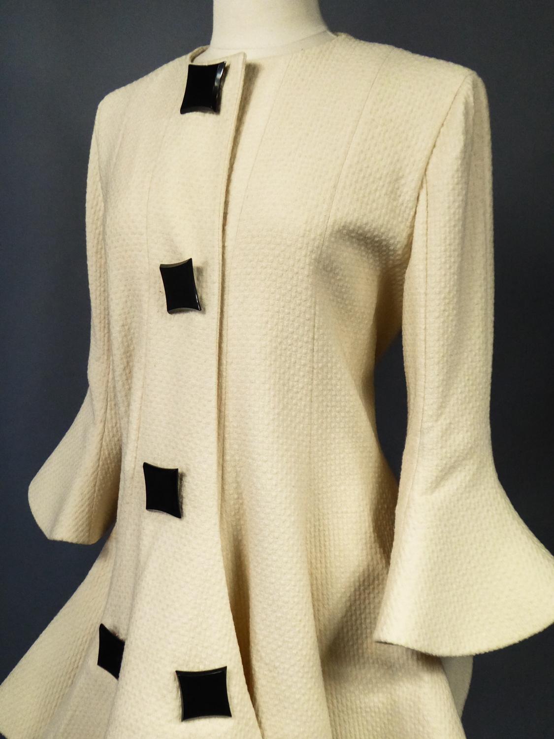 A Pierre Cardin Couture Wool Coat in Corolla Circa 1990 with Provenance 5