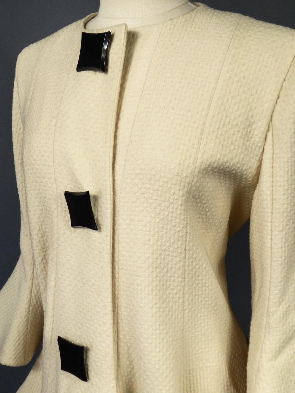 A Pierre Cardin Couture Wool Coat in Corolla Circa 1990 with Provenance 6