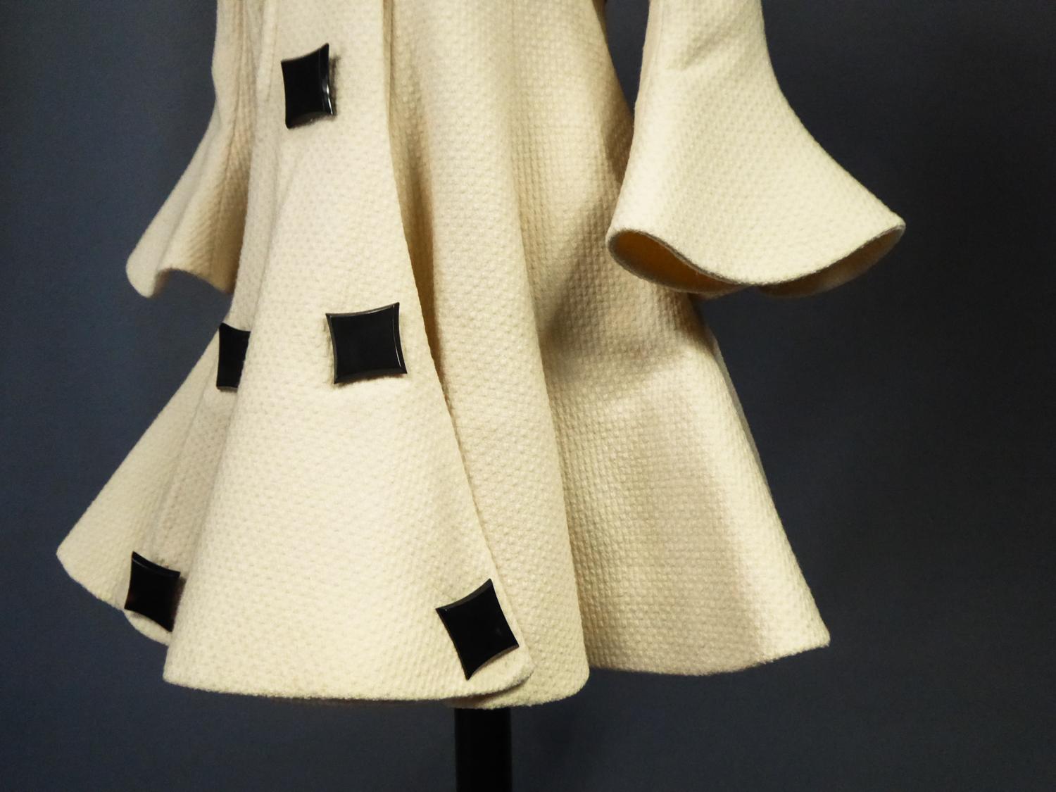 A Pierre Cardin Couture Wool Coat in Corolla Circa 1990 with Provenance 7