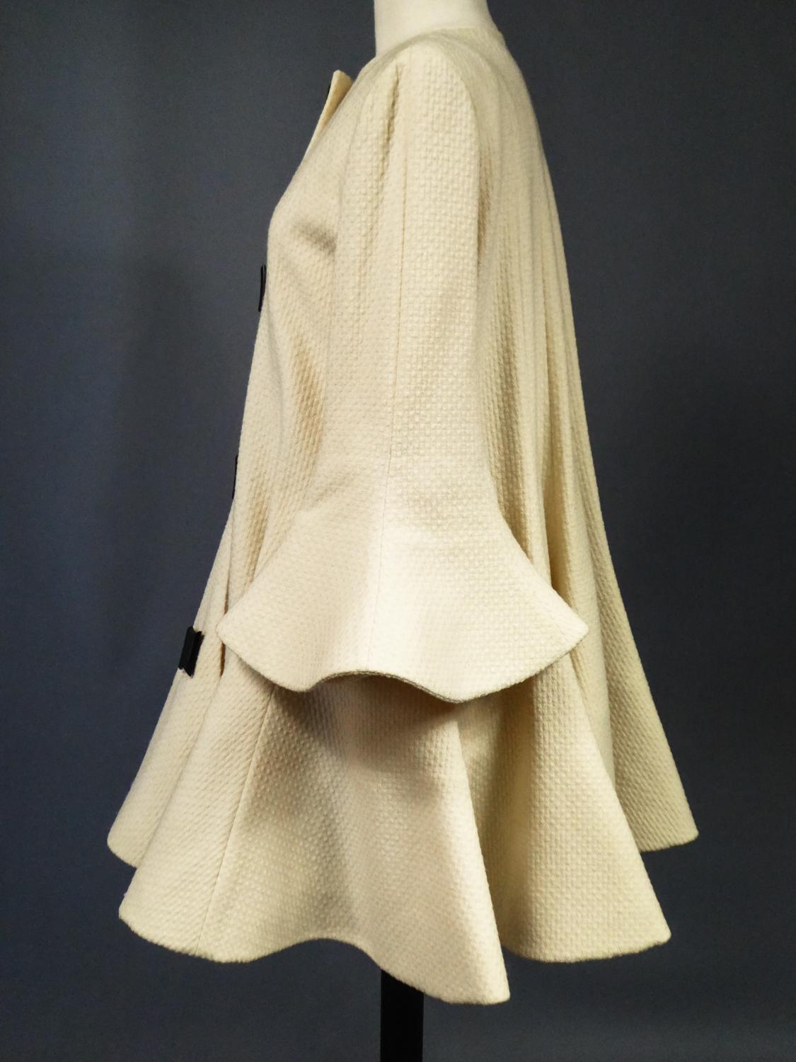 A Pierre Cardin Couture Wool Coat in Corolla Circa 1990 with Provenance 9