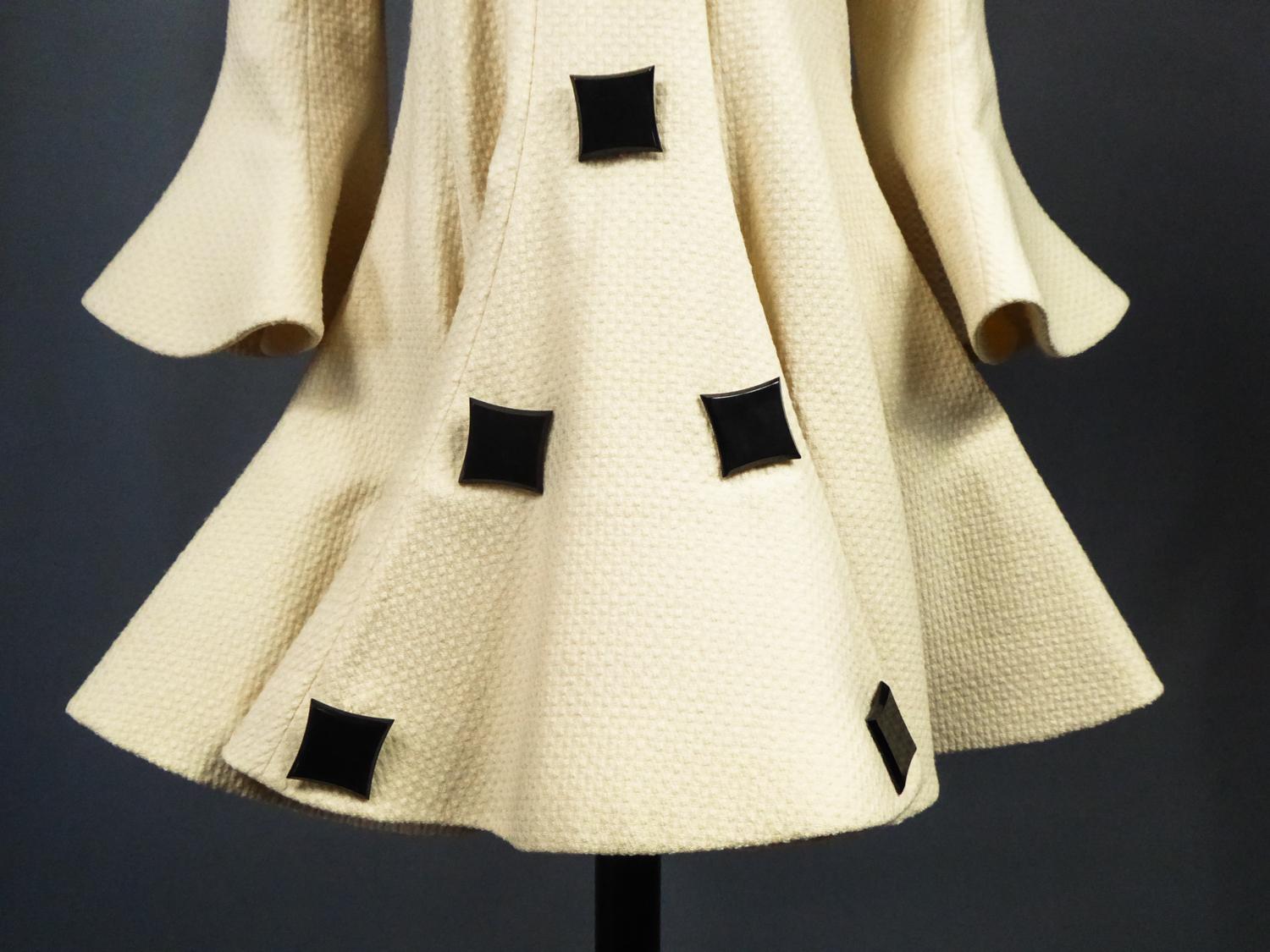 A Pierre Cardin Couture Wool Coat in Corolla Circa 1990 with Provenance 2