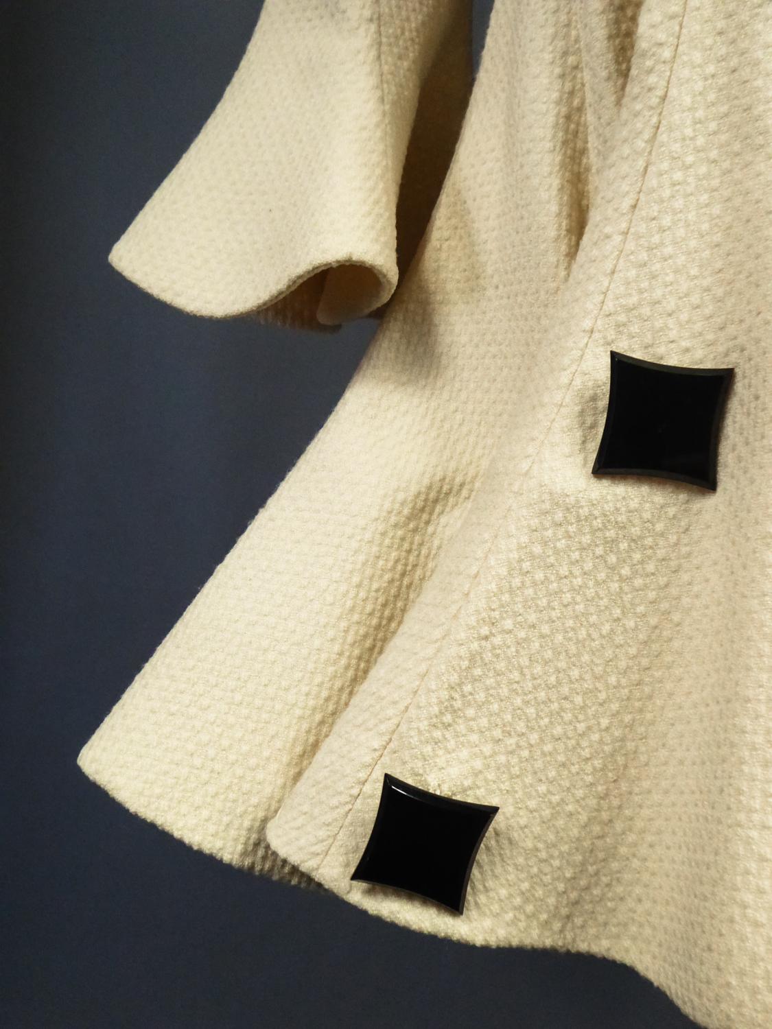 A Pierre Cardin Couture Wool Coat in Corolla Circa 1990 with Provenance 3