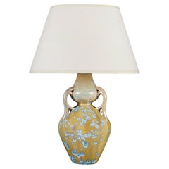 A pierrefonds Vase as a Lamp