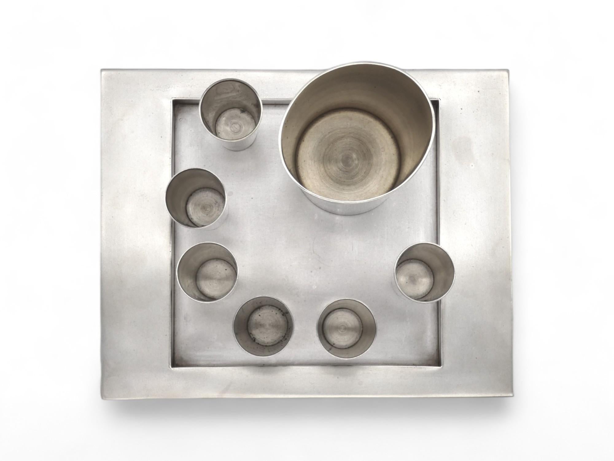 Juego de copas de Kiddush de plata de Piet Cohen, Amsterdam 1997 Holandés en venta