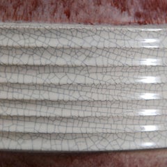 Pink and White Ceramic Art Deco Lamp by Marcel Guillard for Etling Paris