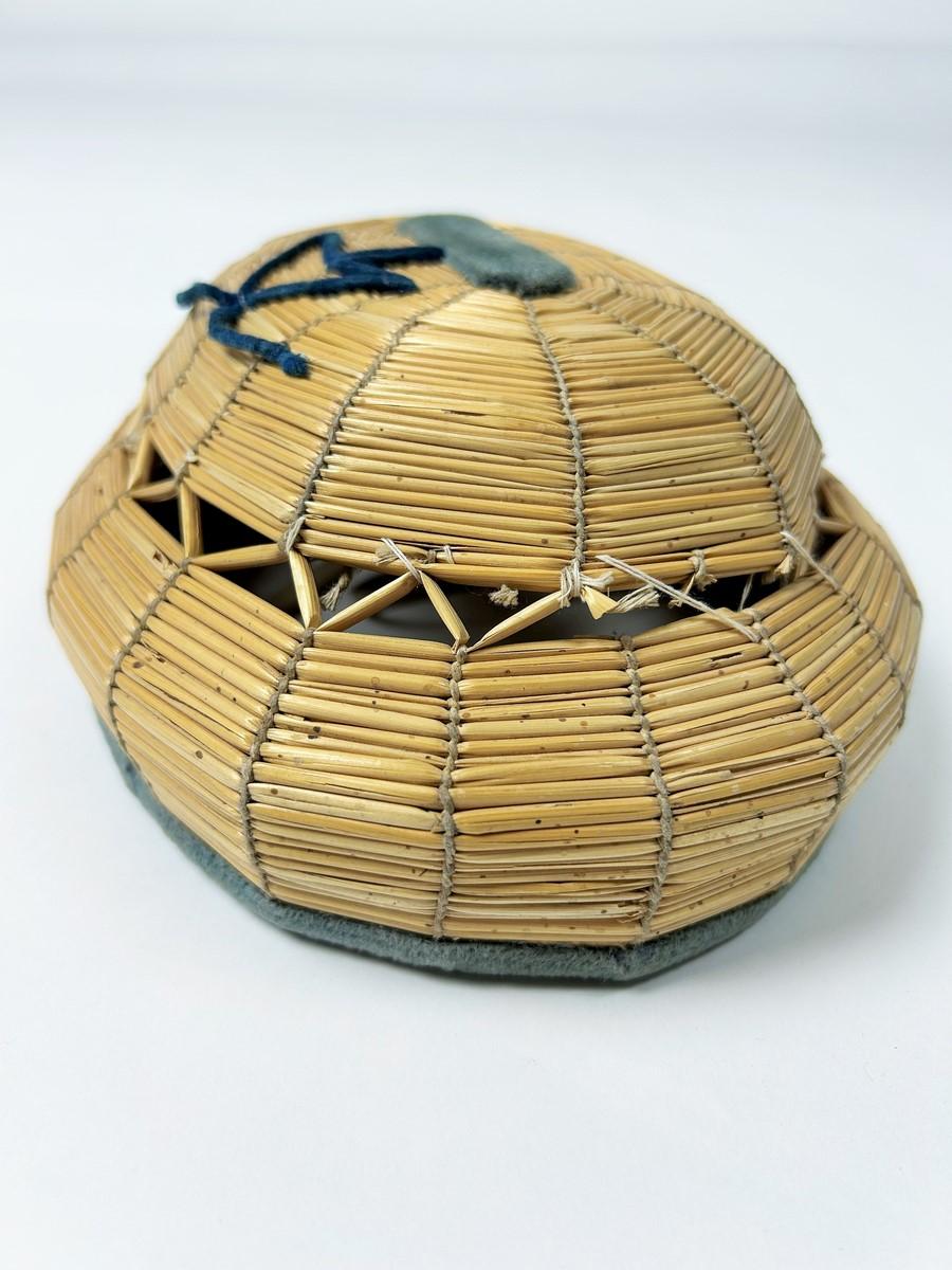 A Piped Straw Baby's Headband - France Circa 1860 For Sale 4