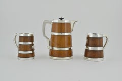 A Pitcher and two tankards