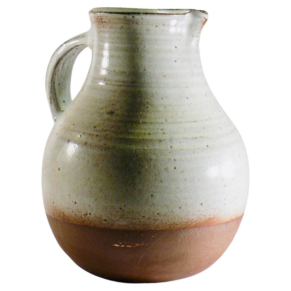 A pitcher in glazed ceramic - Jeanne and Norbert Pierlot - France - 1960s. For Sale
