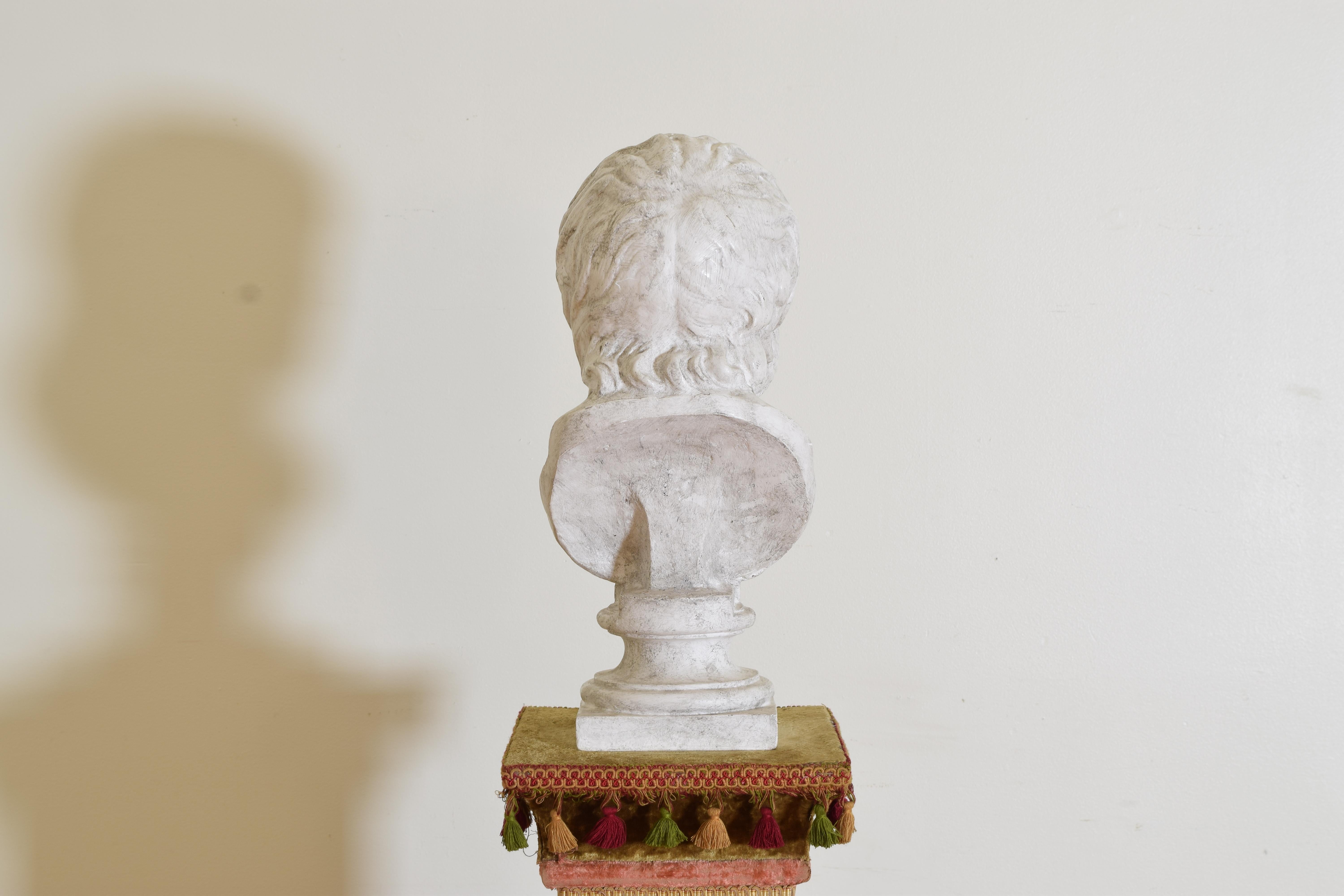 italien Buste en plâtre de Sénèque  en vente