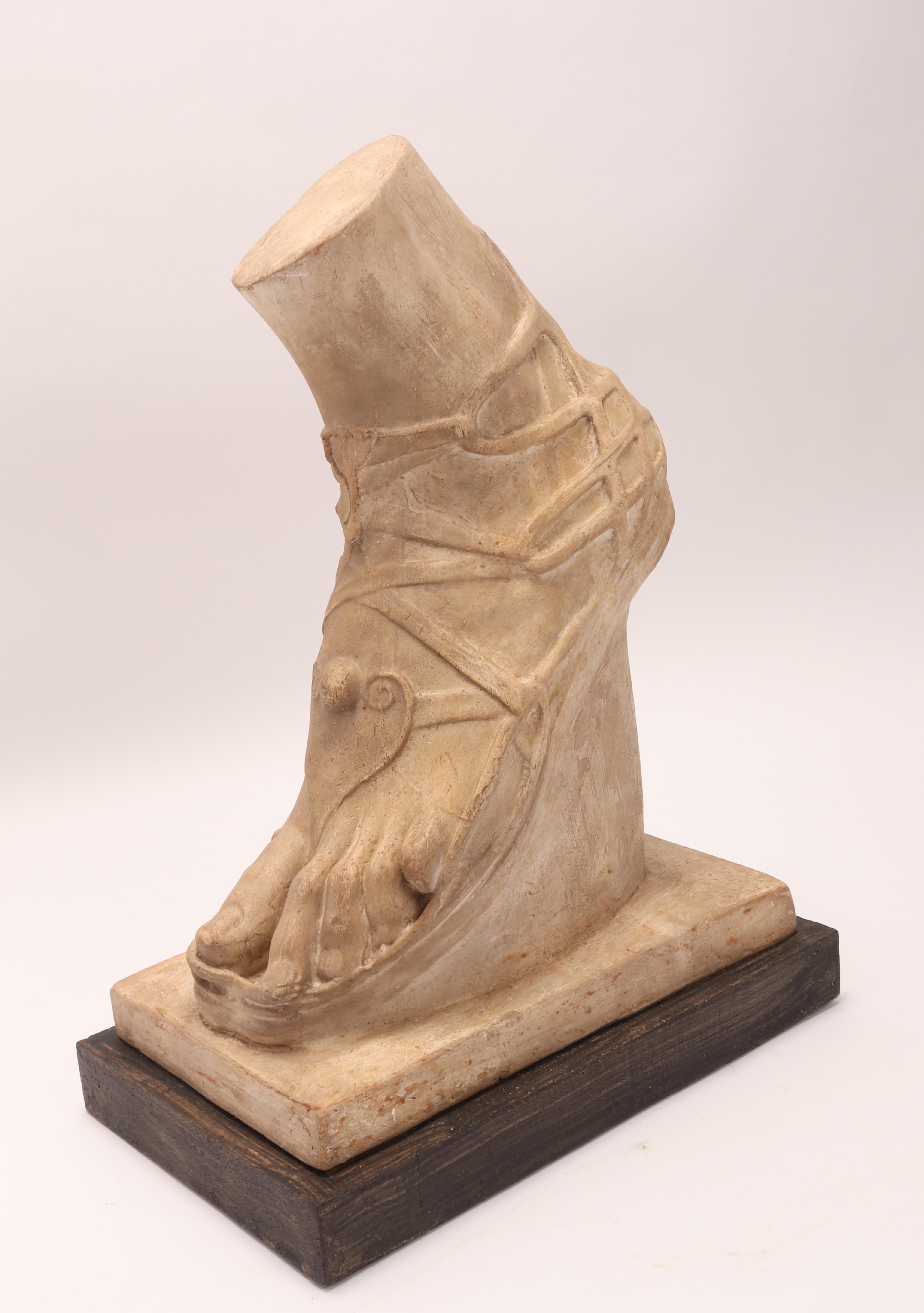 Plaster Cast a Roman Foot, Italy 1890 2