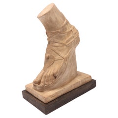 Plaster Cast a Roman Foot, Italy 1890