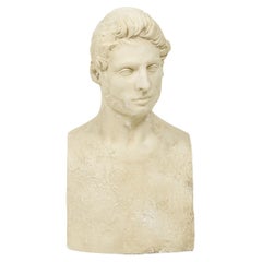 A Plaster Cast French Bust of a Gentleman