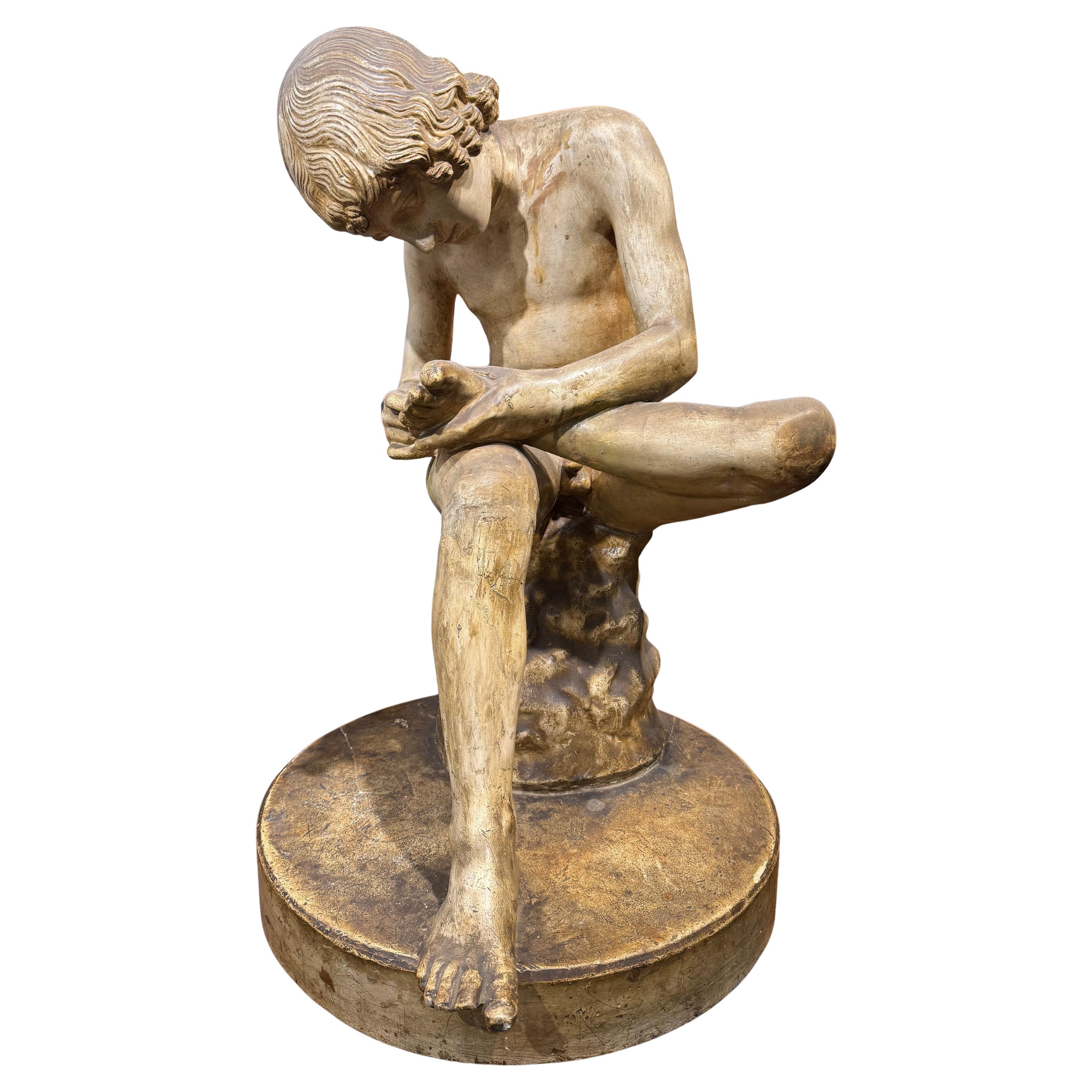 Un molde de escayola del Spinario o "Niño con espinas", Siglo XIX en venta