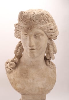 A Plaster Cast the Head of Arianna, Italy 1890