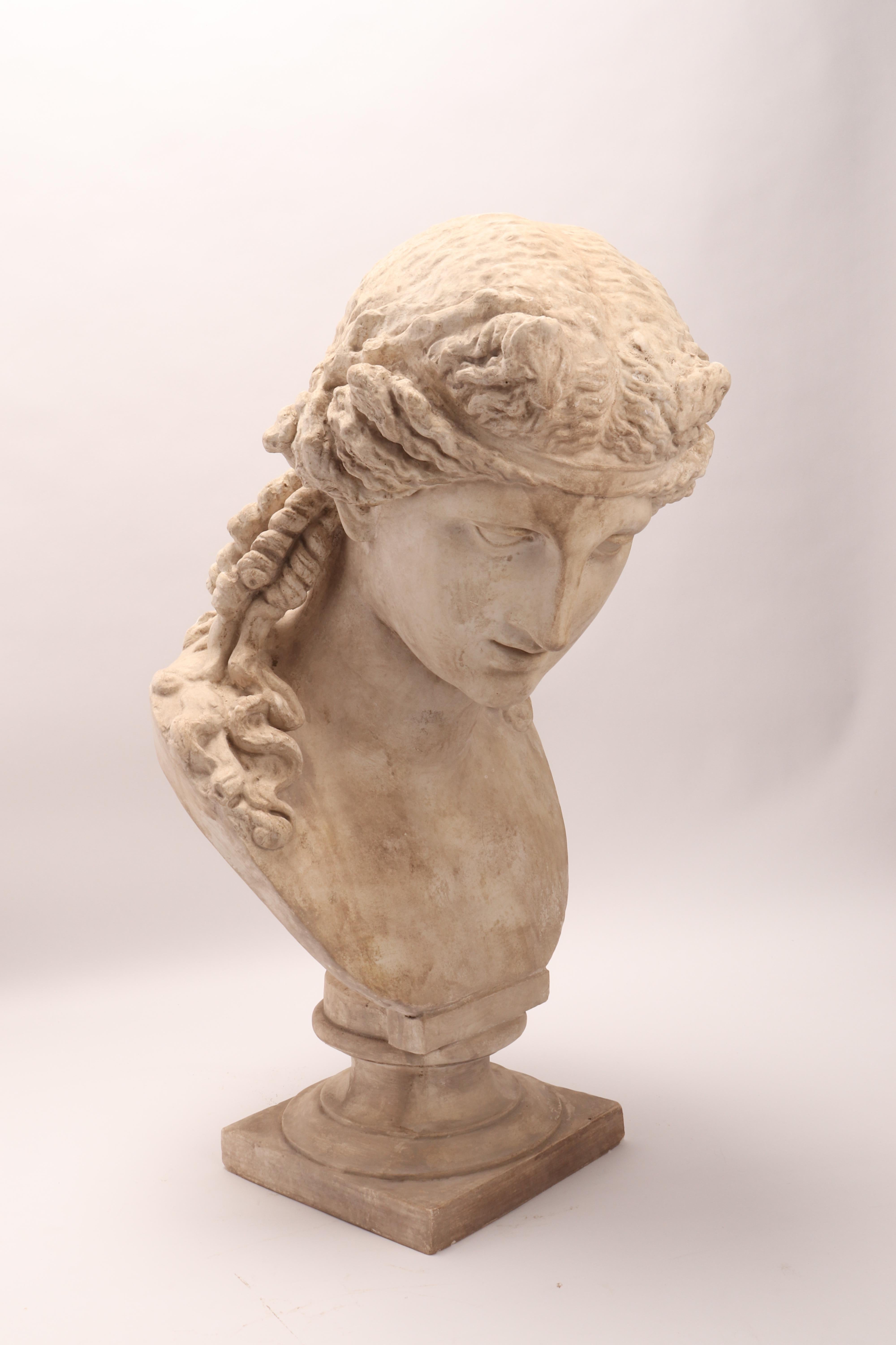 Plaster Cast the Head of Arianna, Italy, 1890 In Excellent Condition In Milan, IT
