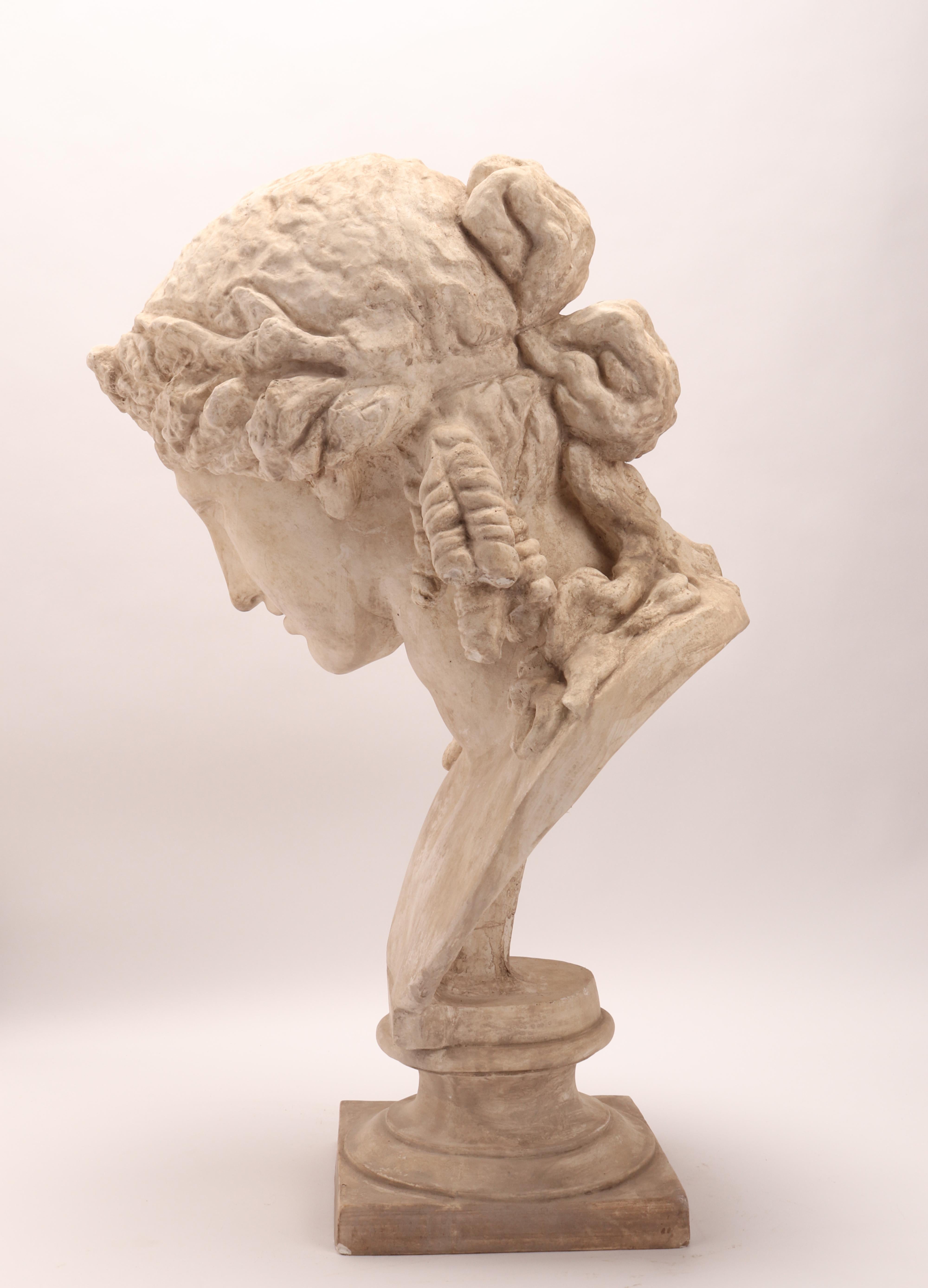A Plaster Cast the Head of Arianna, Italy 1890 1