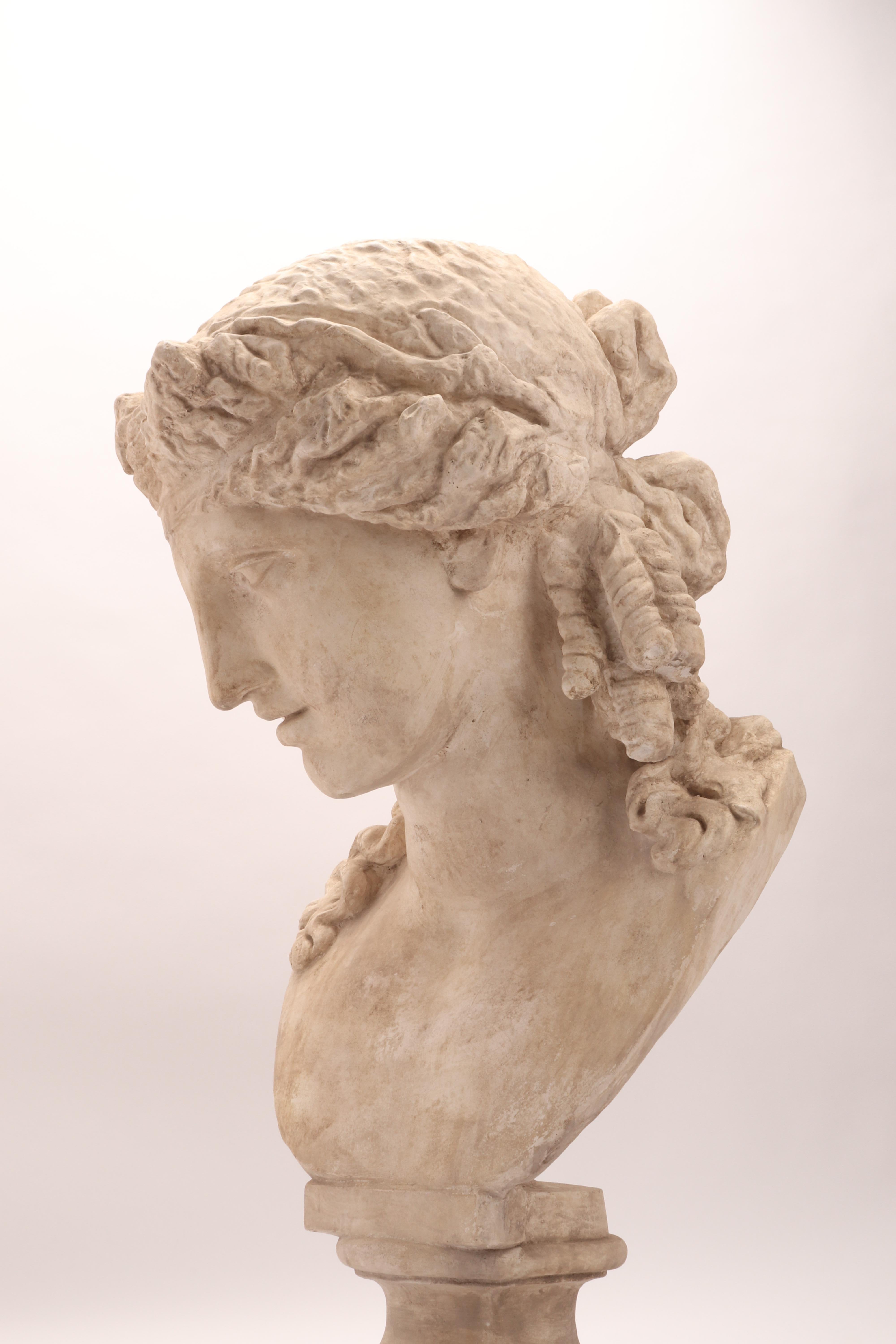 Plaster Cast the Head of Arianna, Italy, 1890 3