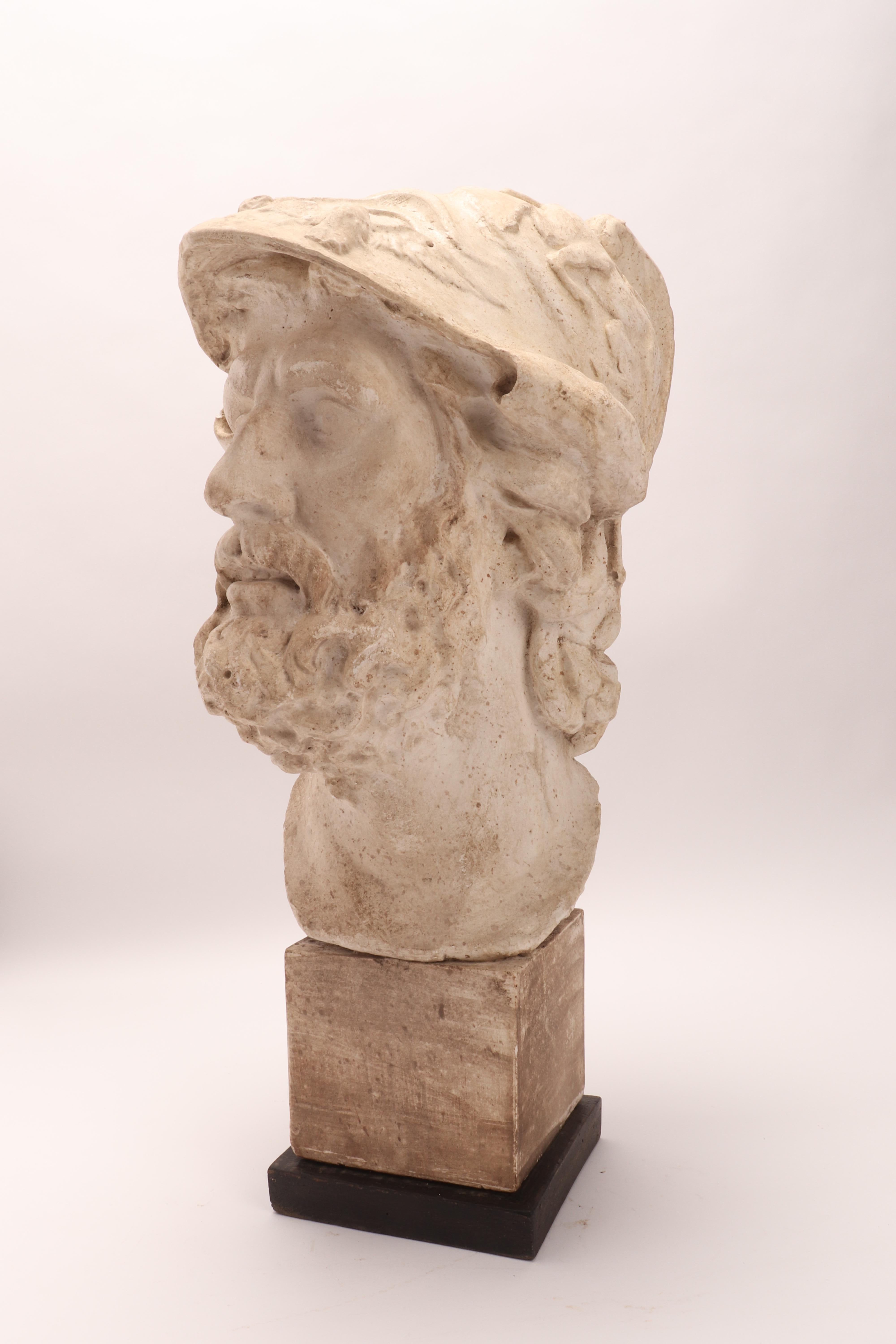 Plaster Cast: the Head of Menelao, Italy, 1890 5