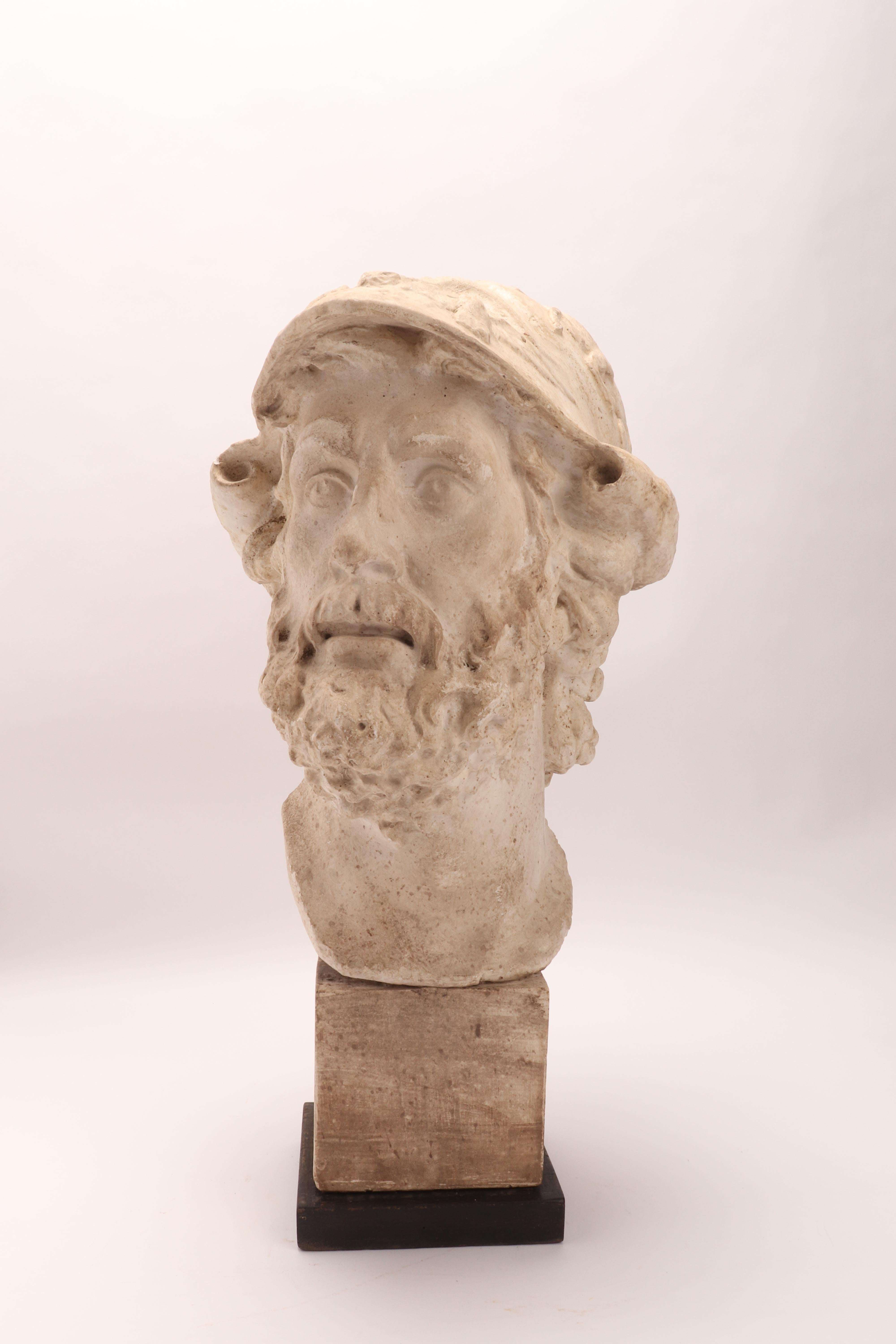 Plaster Cast: the Head of Menelao, Italy, 1890 6