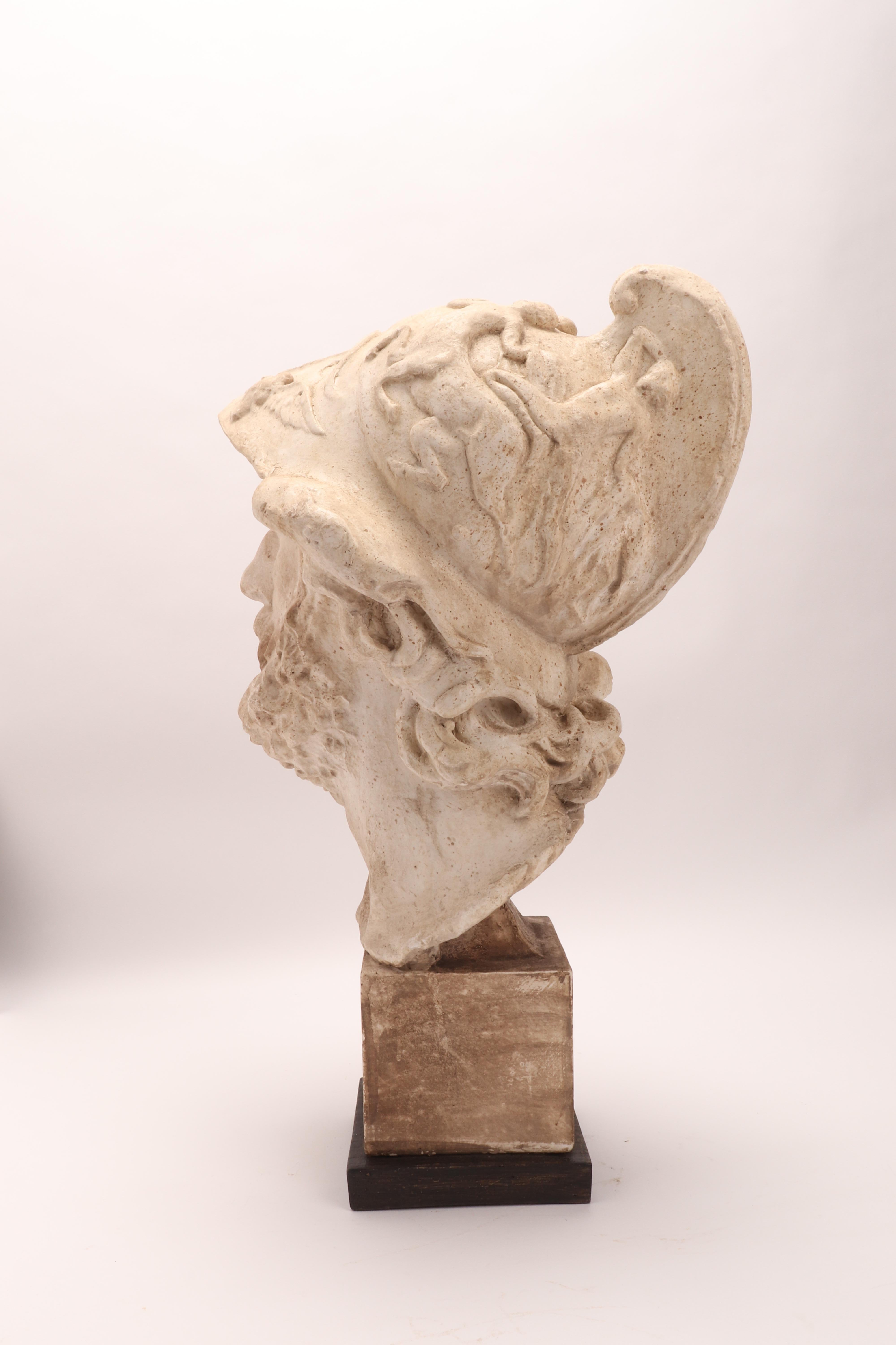Plaster Cast: the Head of Menelao, Italy, 1890 3