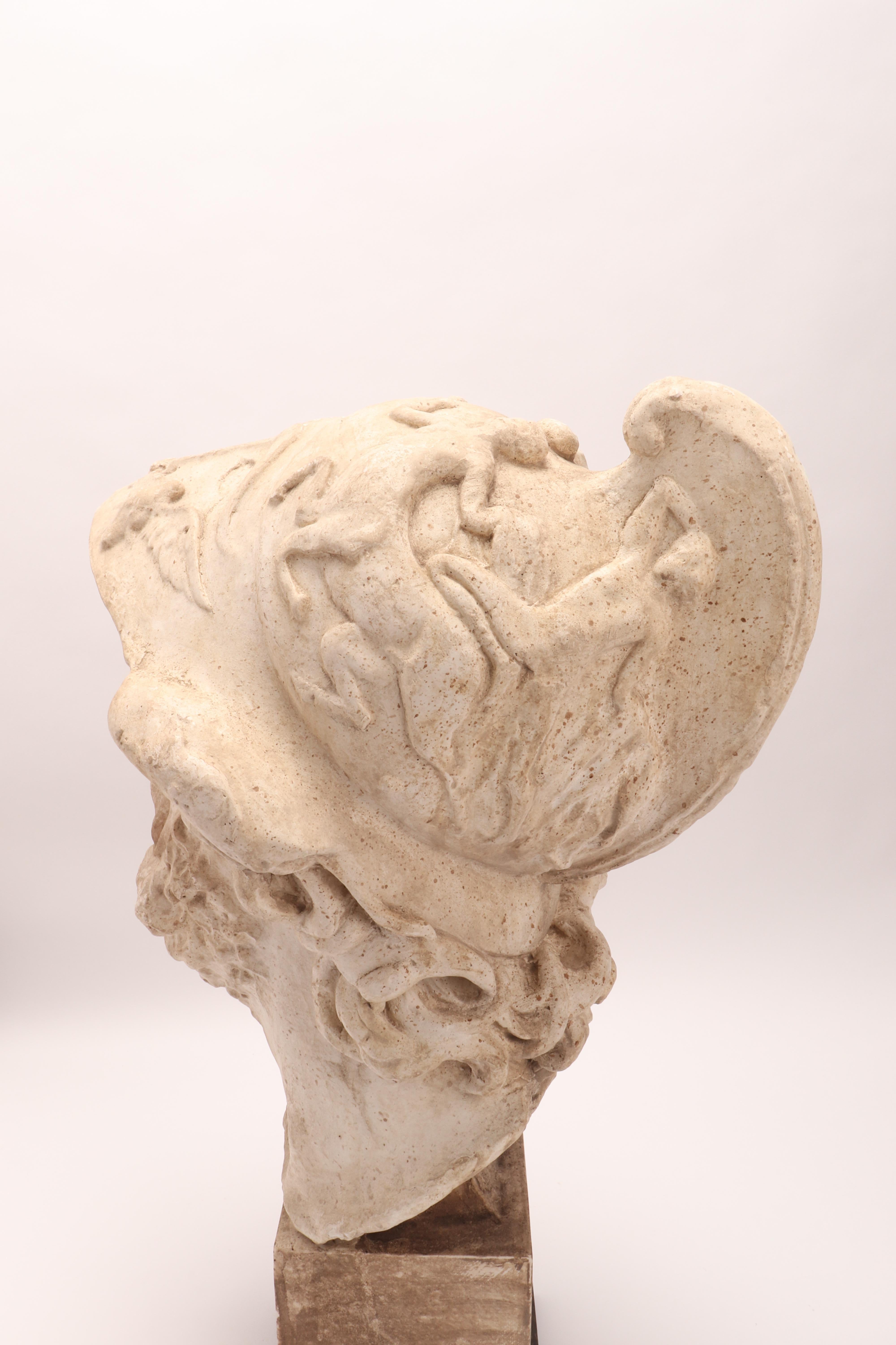Plaster Cast: the Head of Menelao, Italy, 1890 4