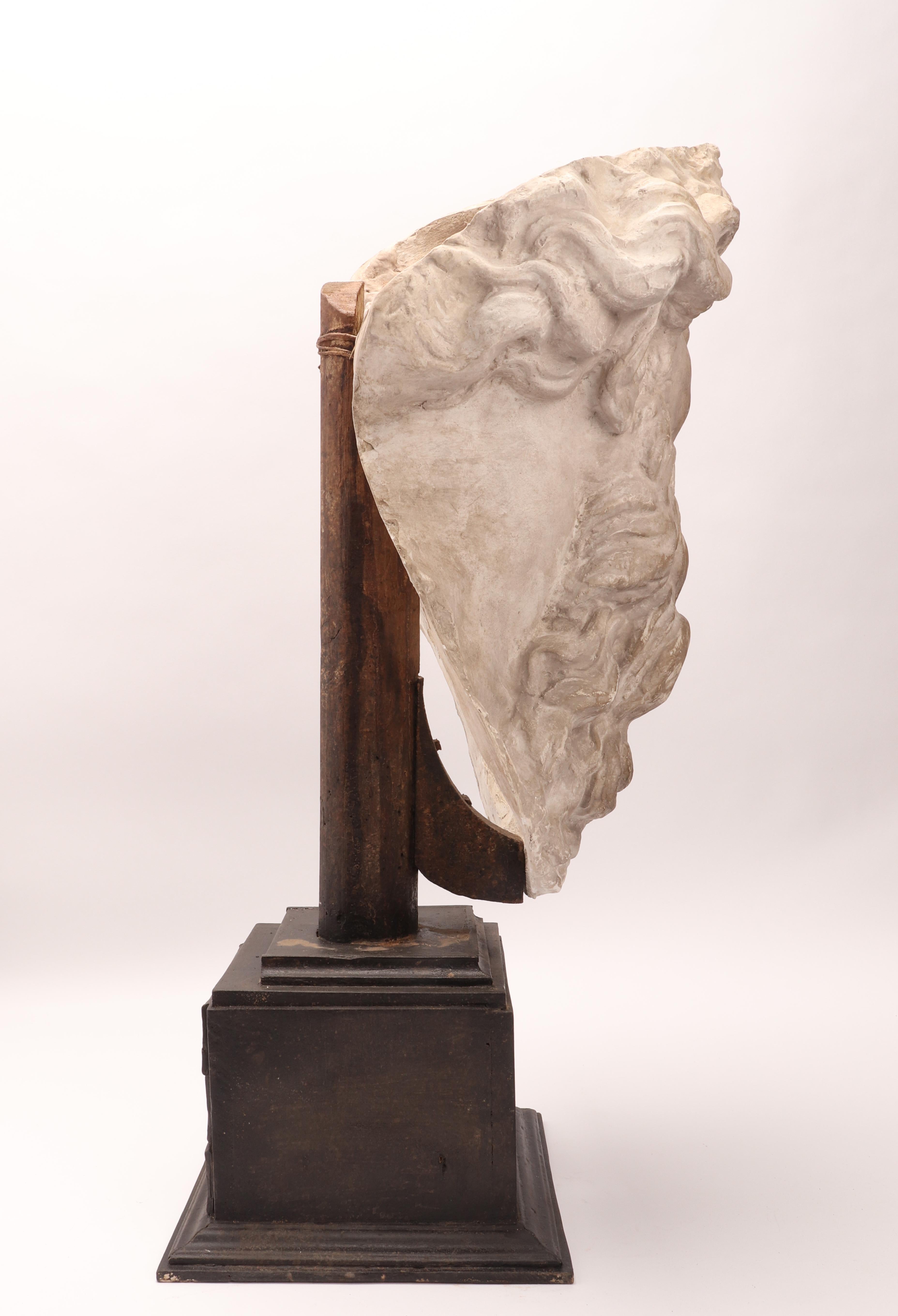 Plaster Cast, the Head of Neptune, Italy 1890 4