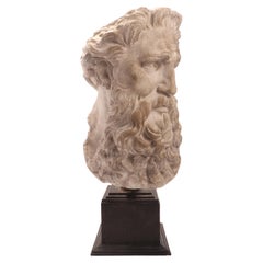 Plaster Cast, the Head of Neptune, Italy 1890