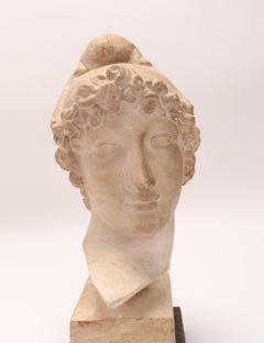 A Plaster Cast the Head of Paride, Italy 1890