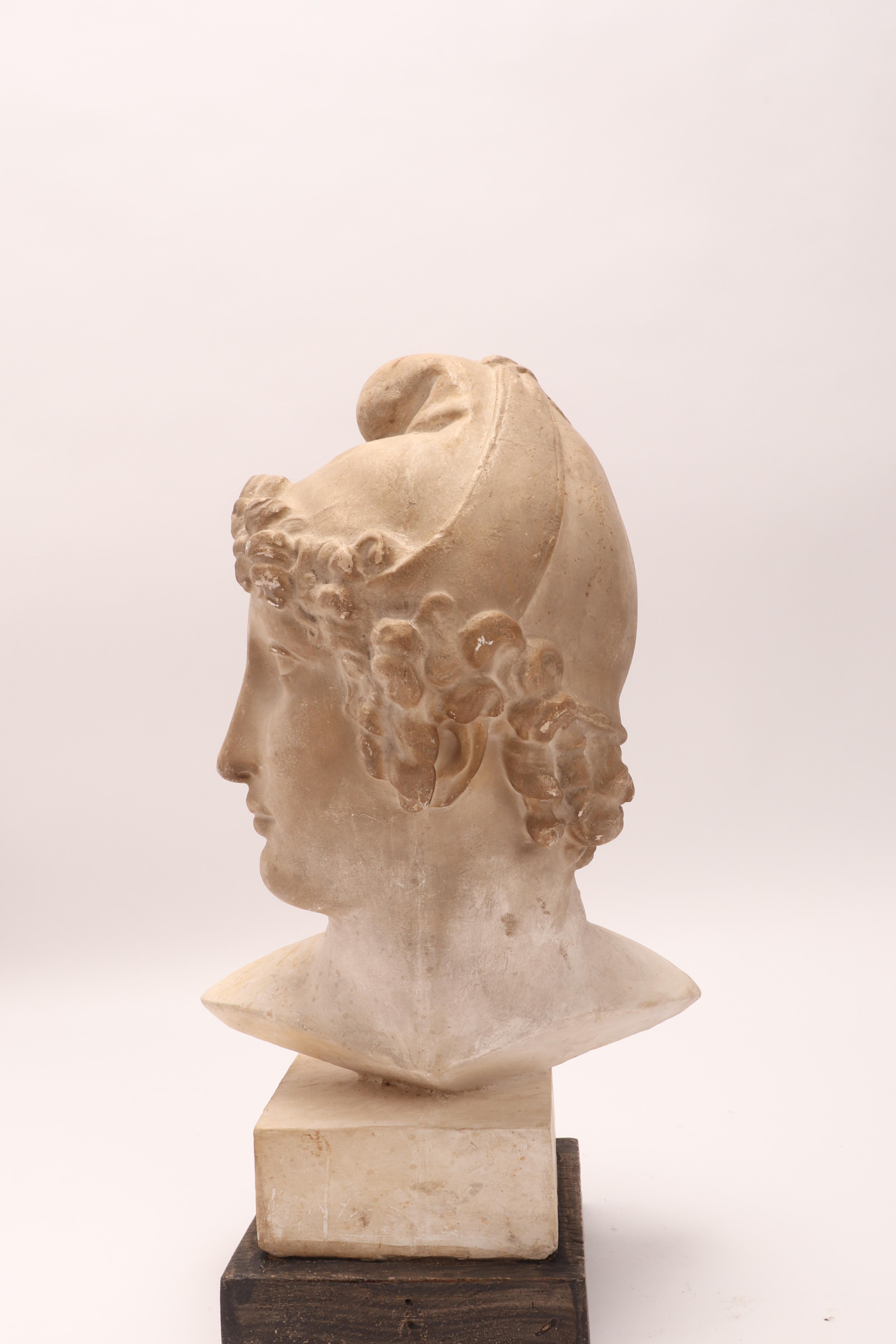 Plaster Cast: the Head of Paride, Italy, 1890 3