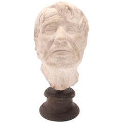 Plaster Cast: the Head of Seneca, Italy 1890