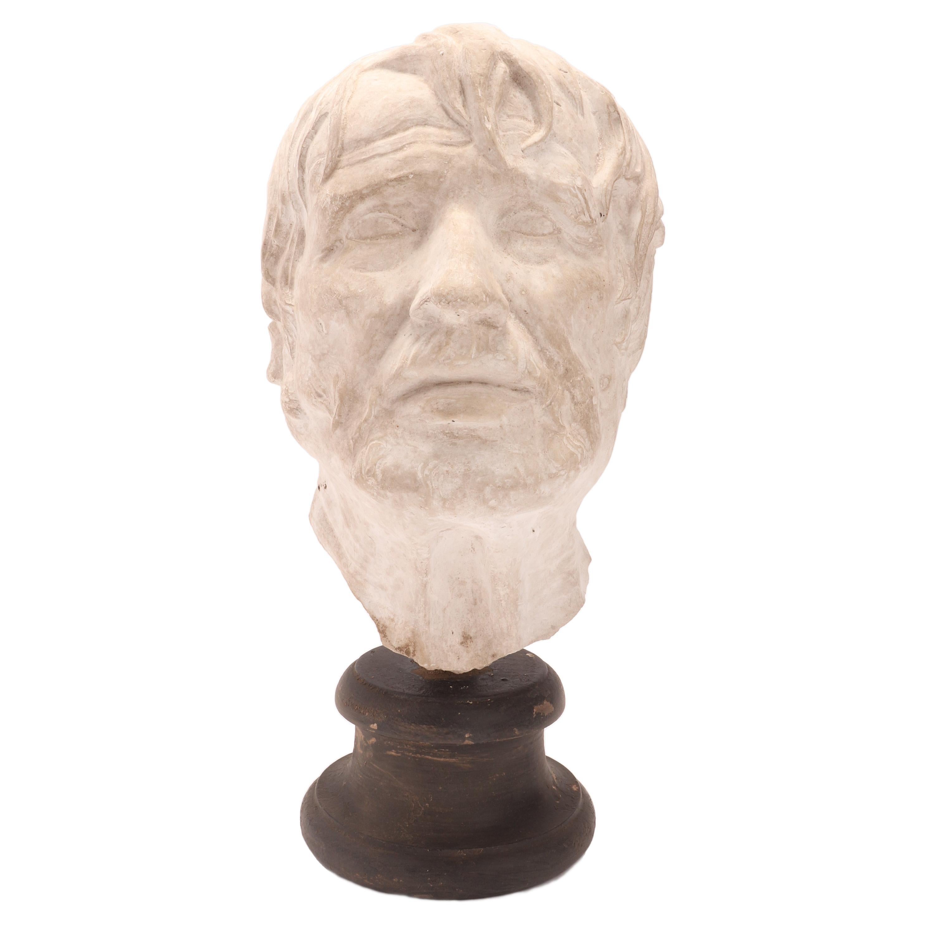 Plaster Cast the Head of Seneca, Italy, 1890