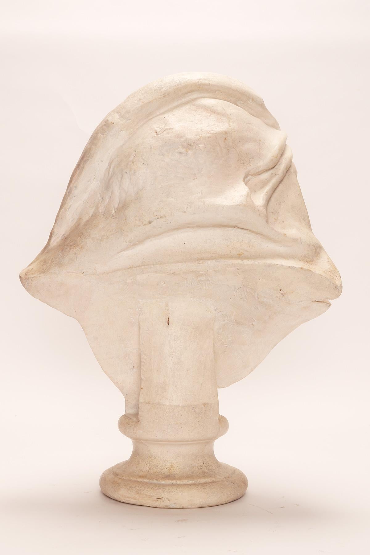 XIX secolo Un calco in gesso: la testa dell'Aleegoria dell'Aurora, Italia 1890. in vendita