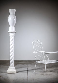 Colonne en plâtre Travail d'atelier France années 1930