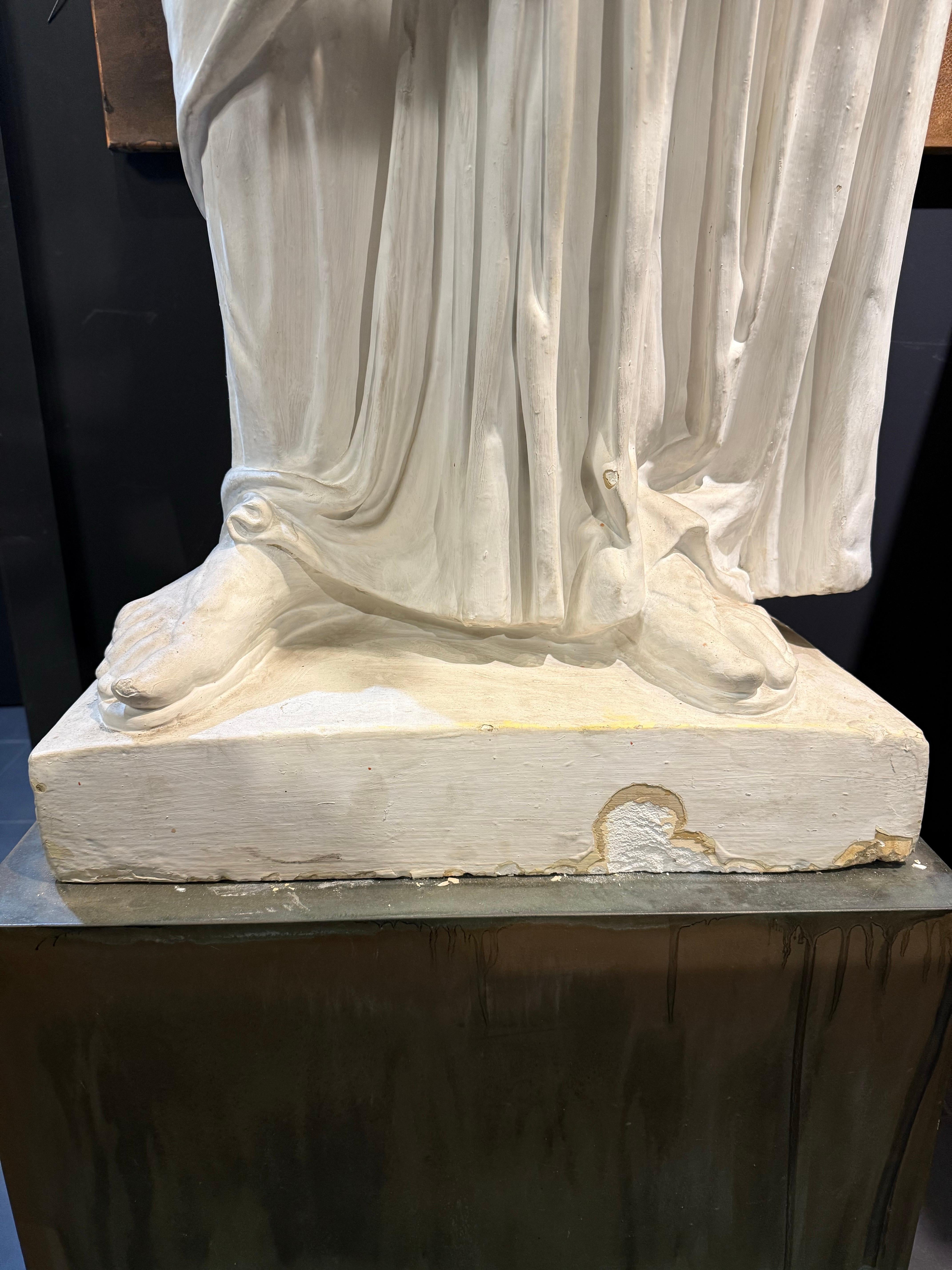 Figura in gesso della flora capitolina, XIX secolo in vendita 5