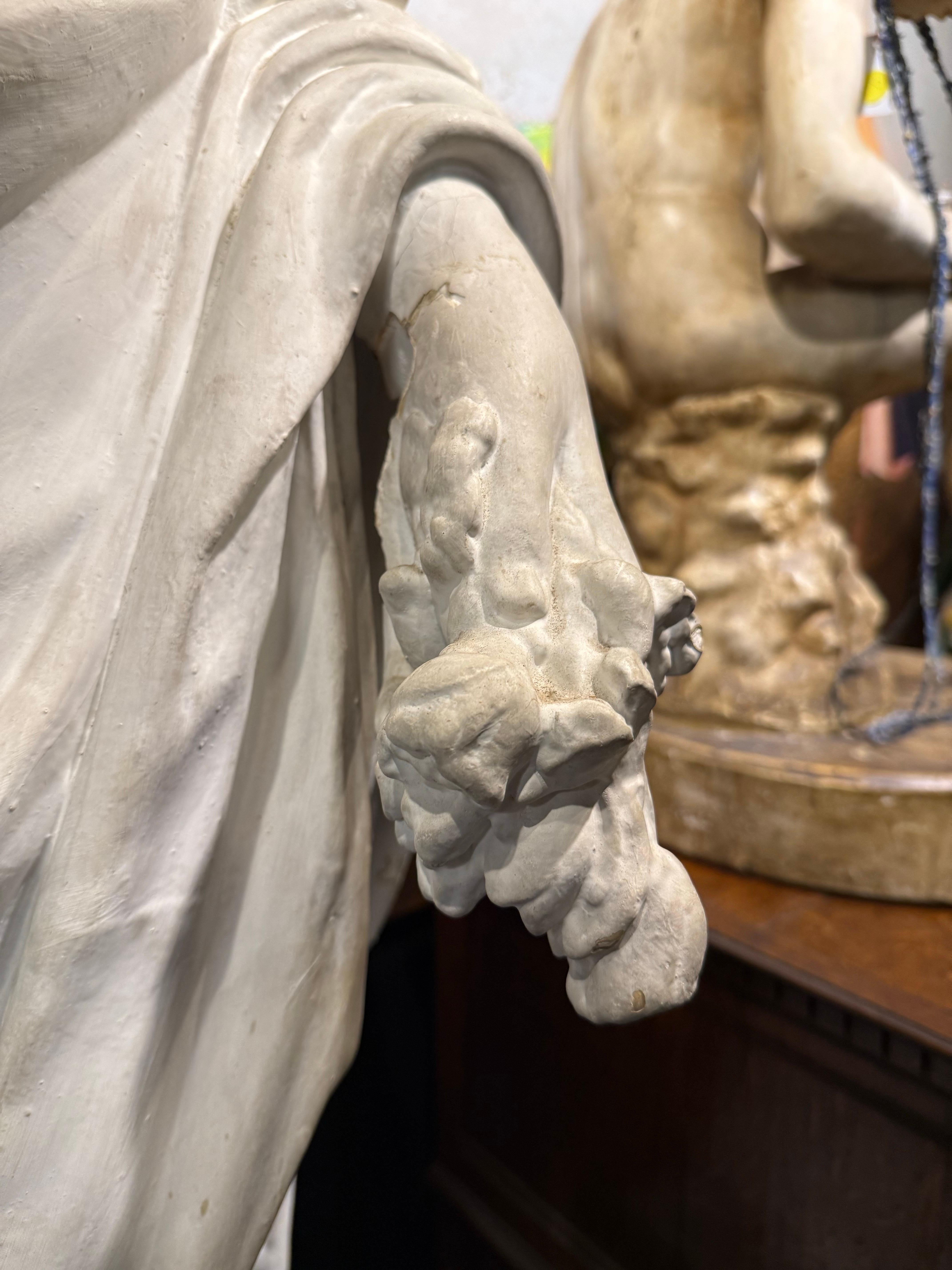 Figura in gesso della flora capitolina, XIX secolo in vendita 6