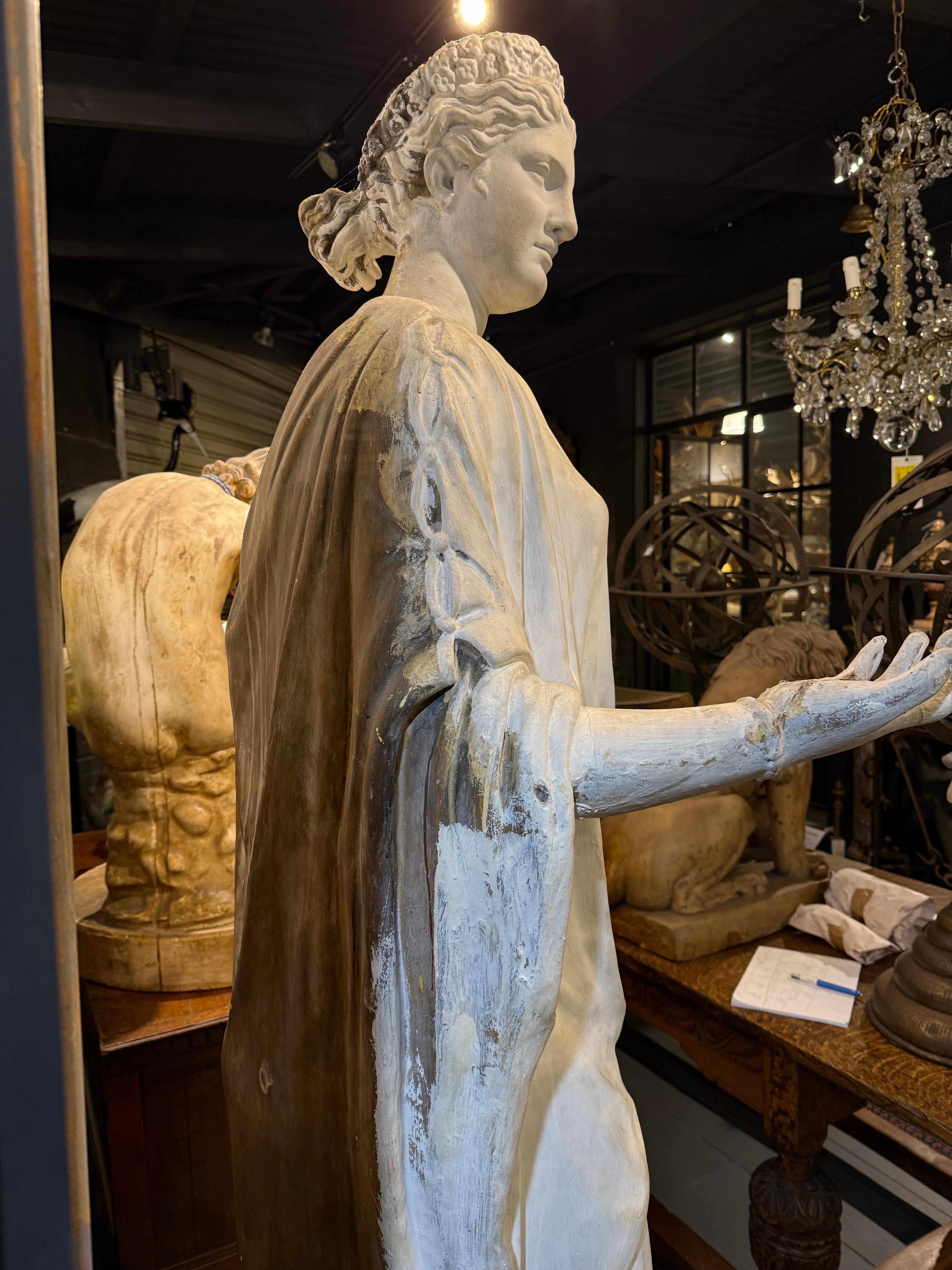 Figura in gesso della flora capitolina, XIX secolo In condizioni buone in vendita a ARMADALE, VIC