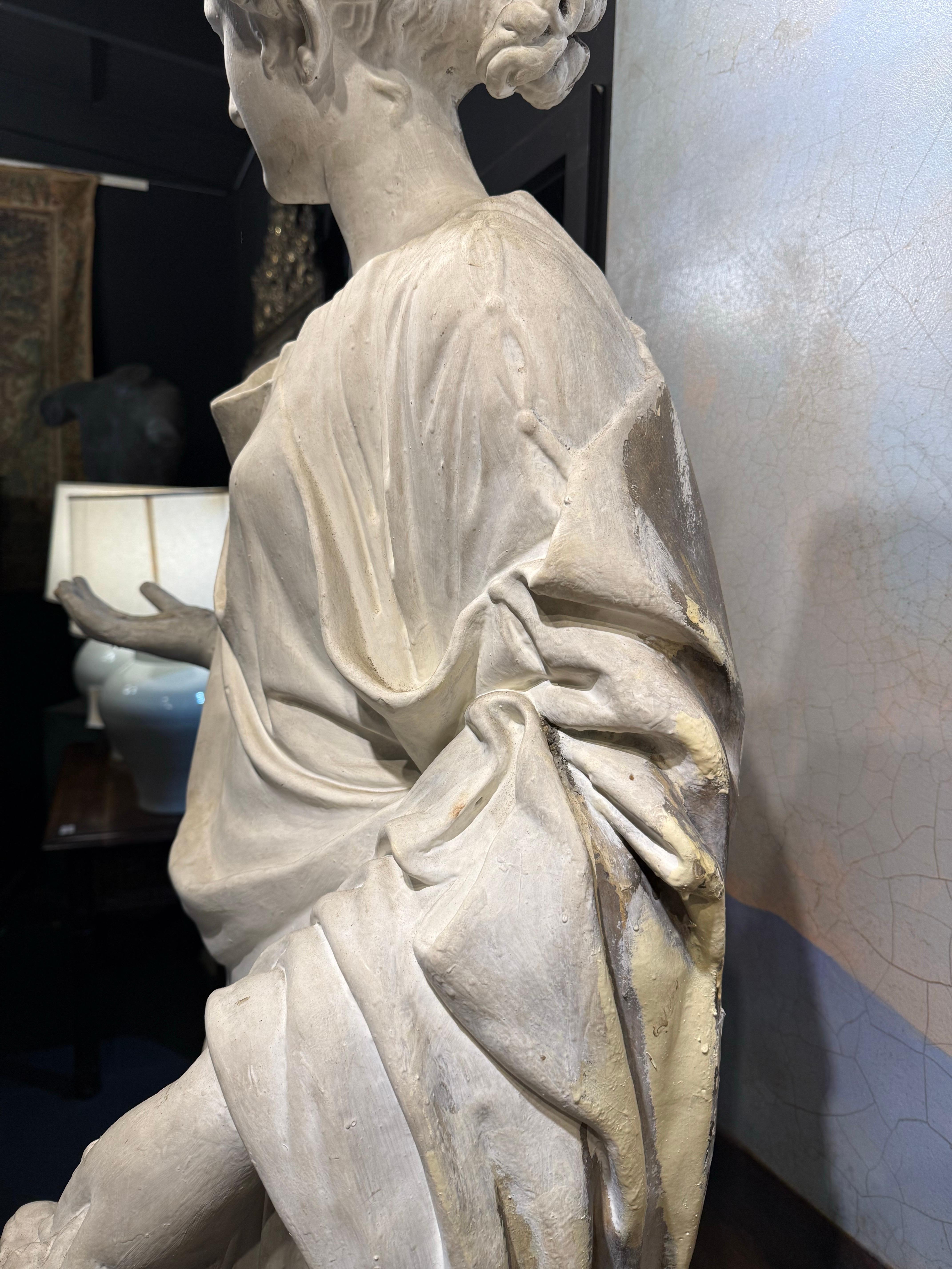 Figura in gesso della flora capitolina, XIX secolo in vendita 3