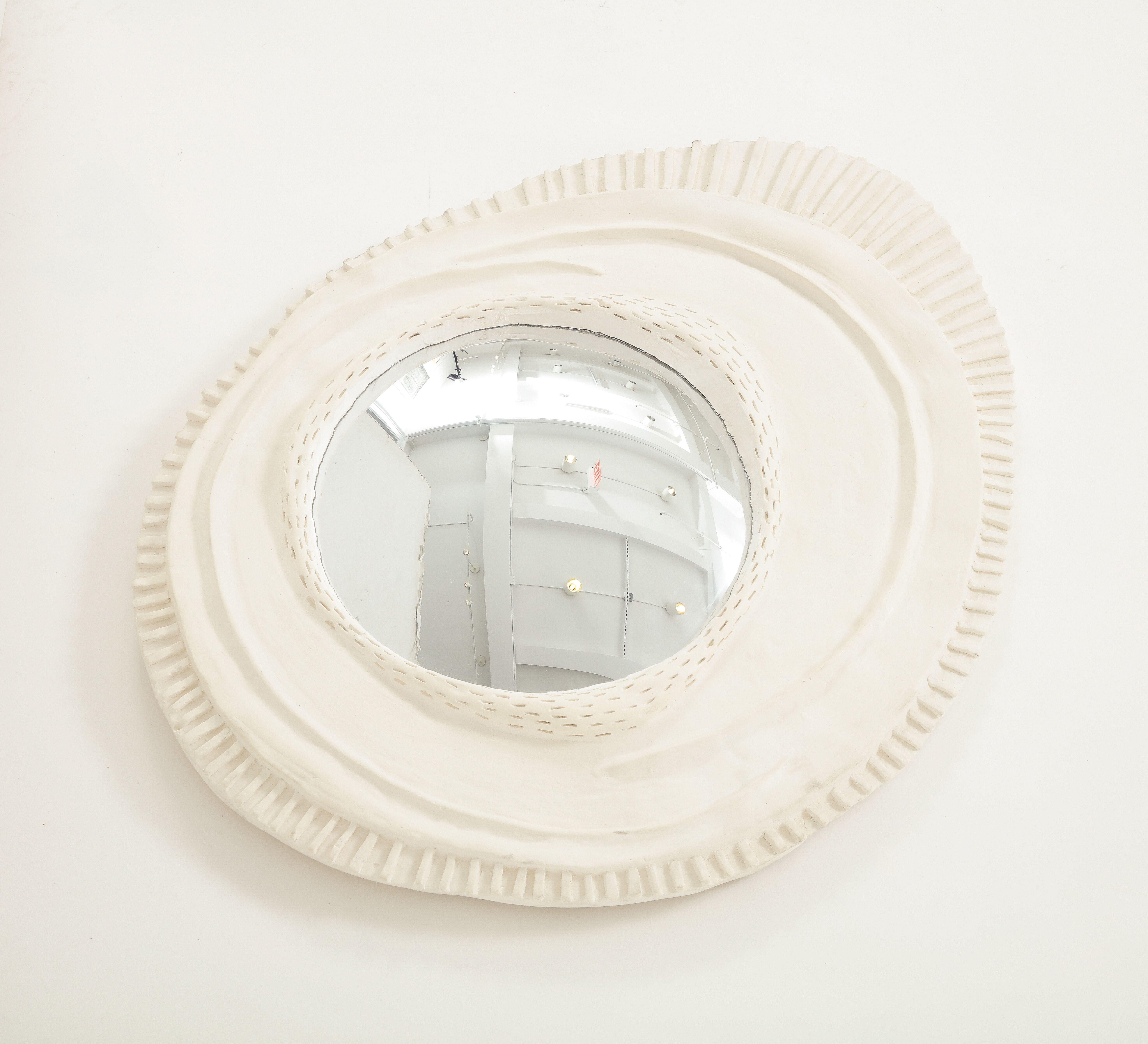 A Plaster Mirror In New Condition For Sale In New York, NY