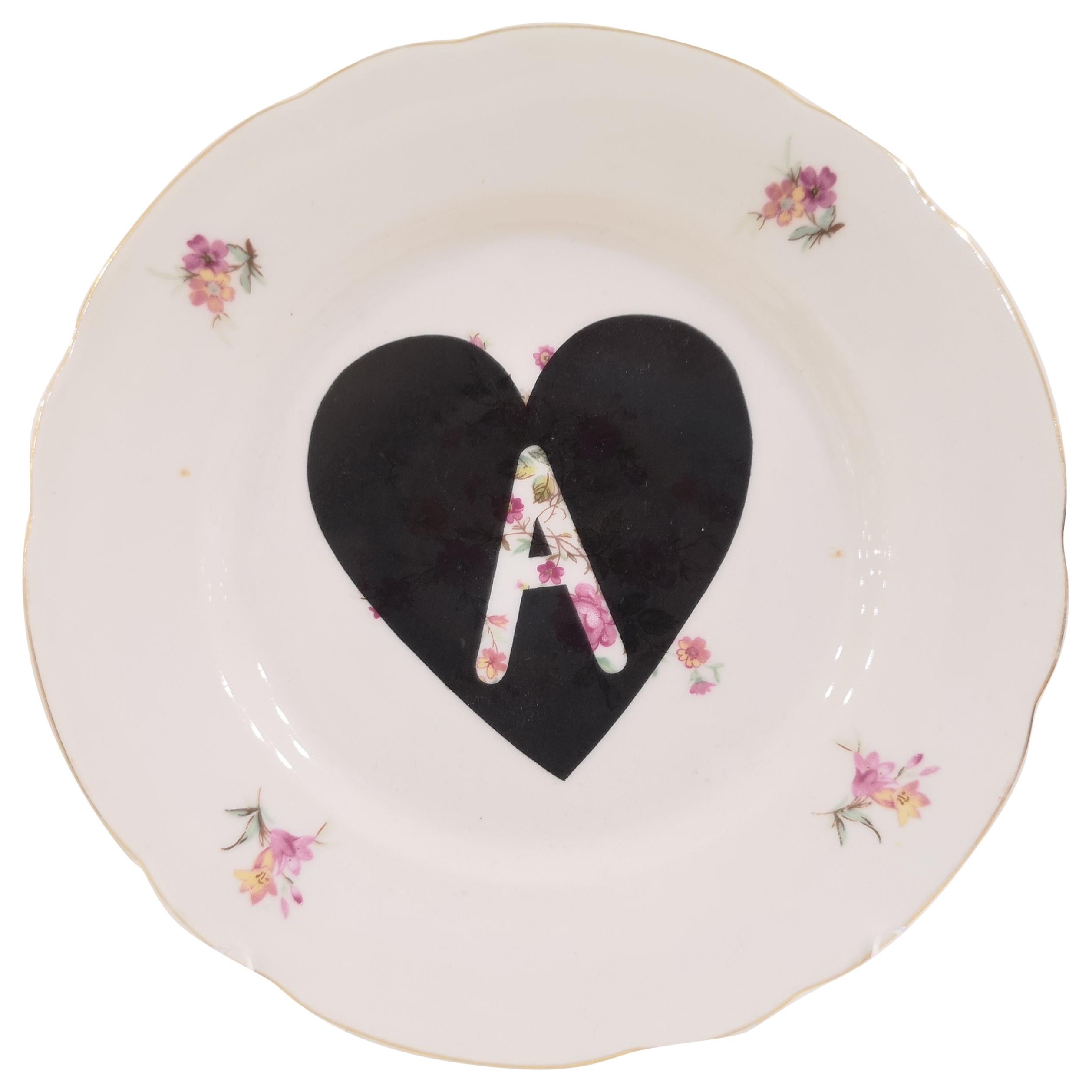 "A" plate dish